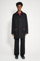 TRES BIEN ATELJÉ Fold Edge Coat Black
