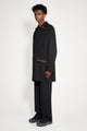 TRES BIEN ATELJÉ Fold Edge Coat Black