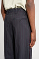 TRES BIEN ATELJÉ Paneled Suit Trouser Grey Stripe