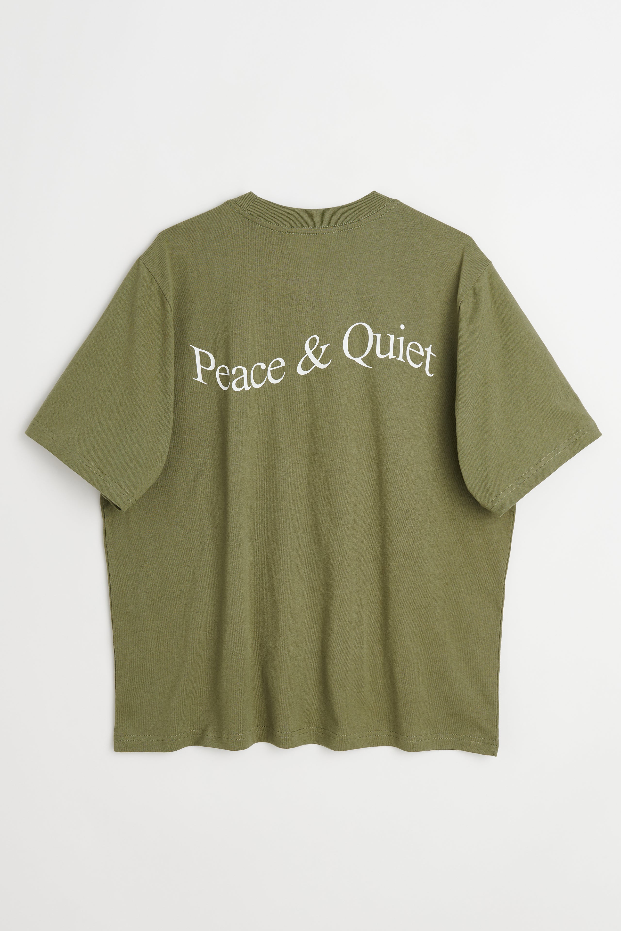 Museum of Peace & Quiet Wordmark T-shirt Olive