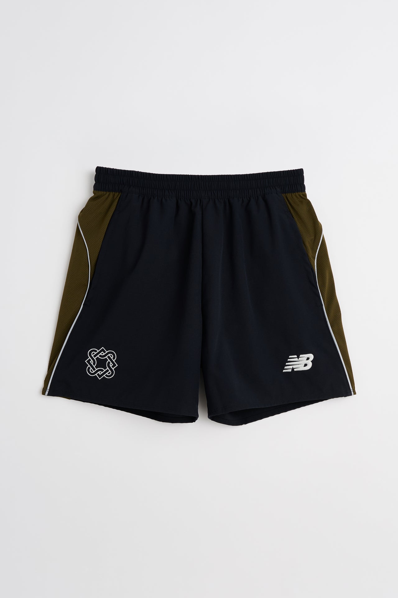 New Balance x Lack Of Guidance Shorts Black / Military Green