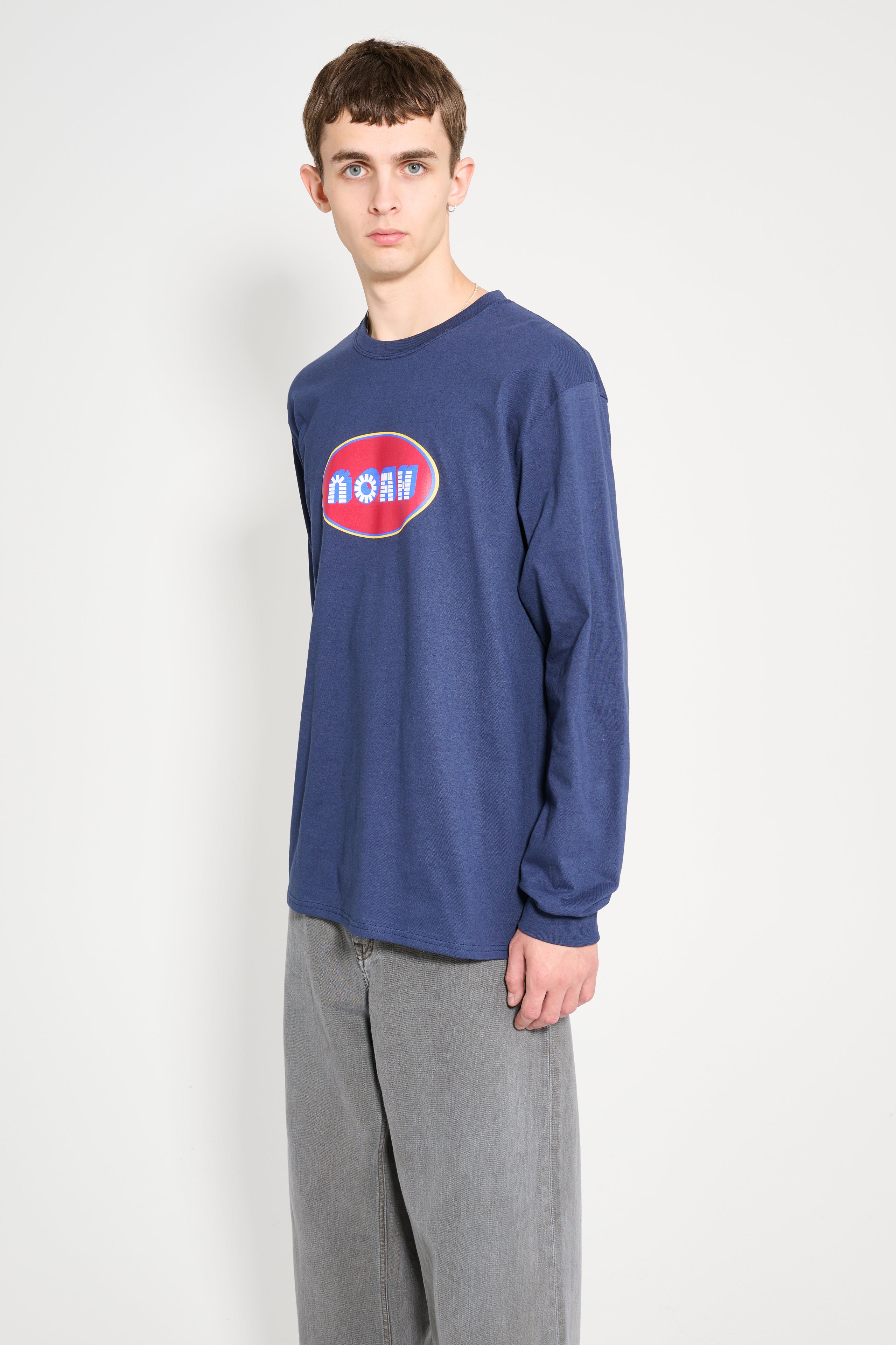 Noah Cavity Tee Navy