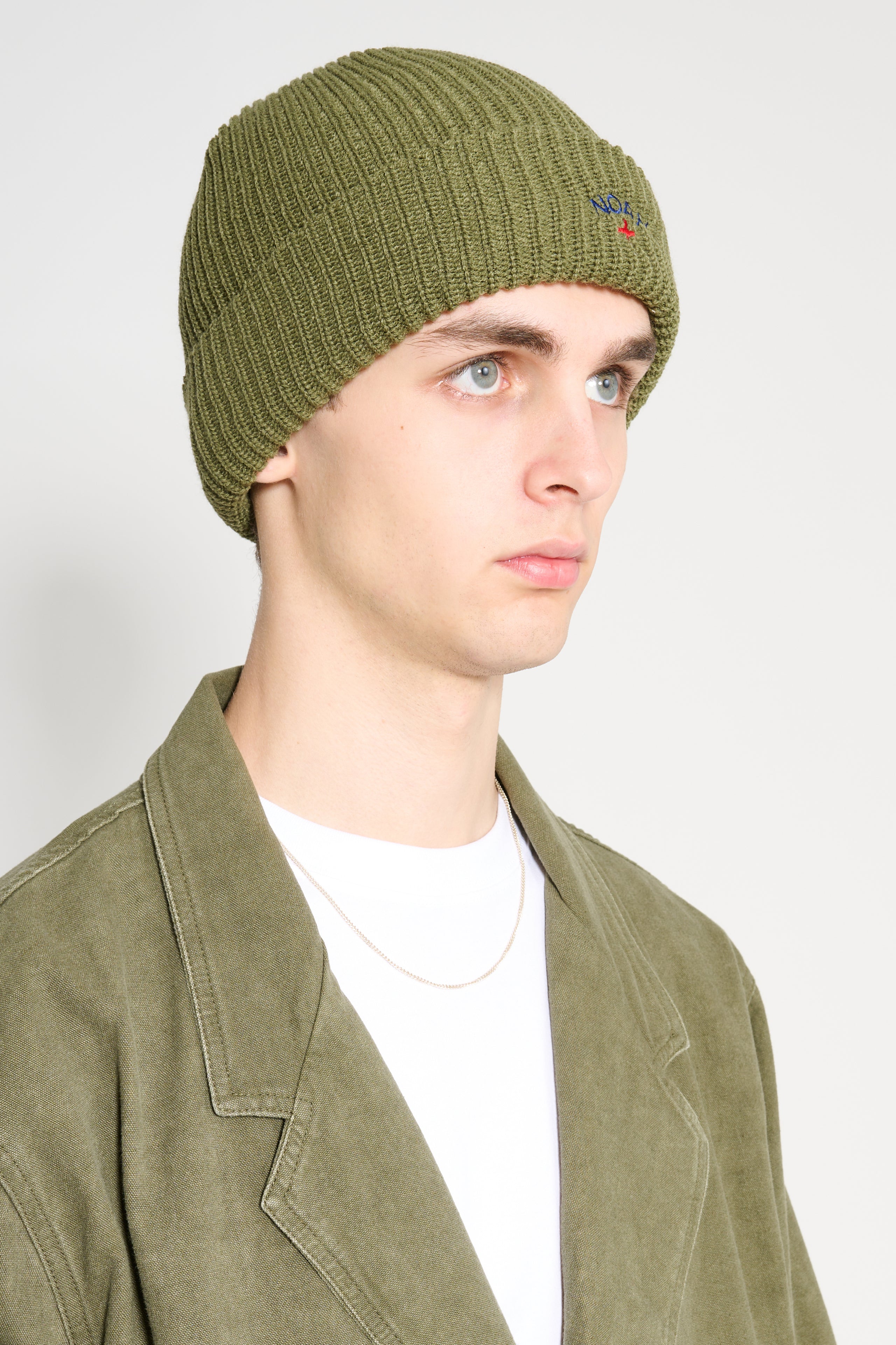 Noah Core Logo Beanie Olive