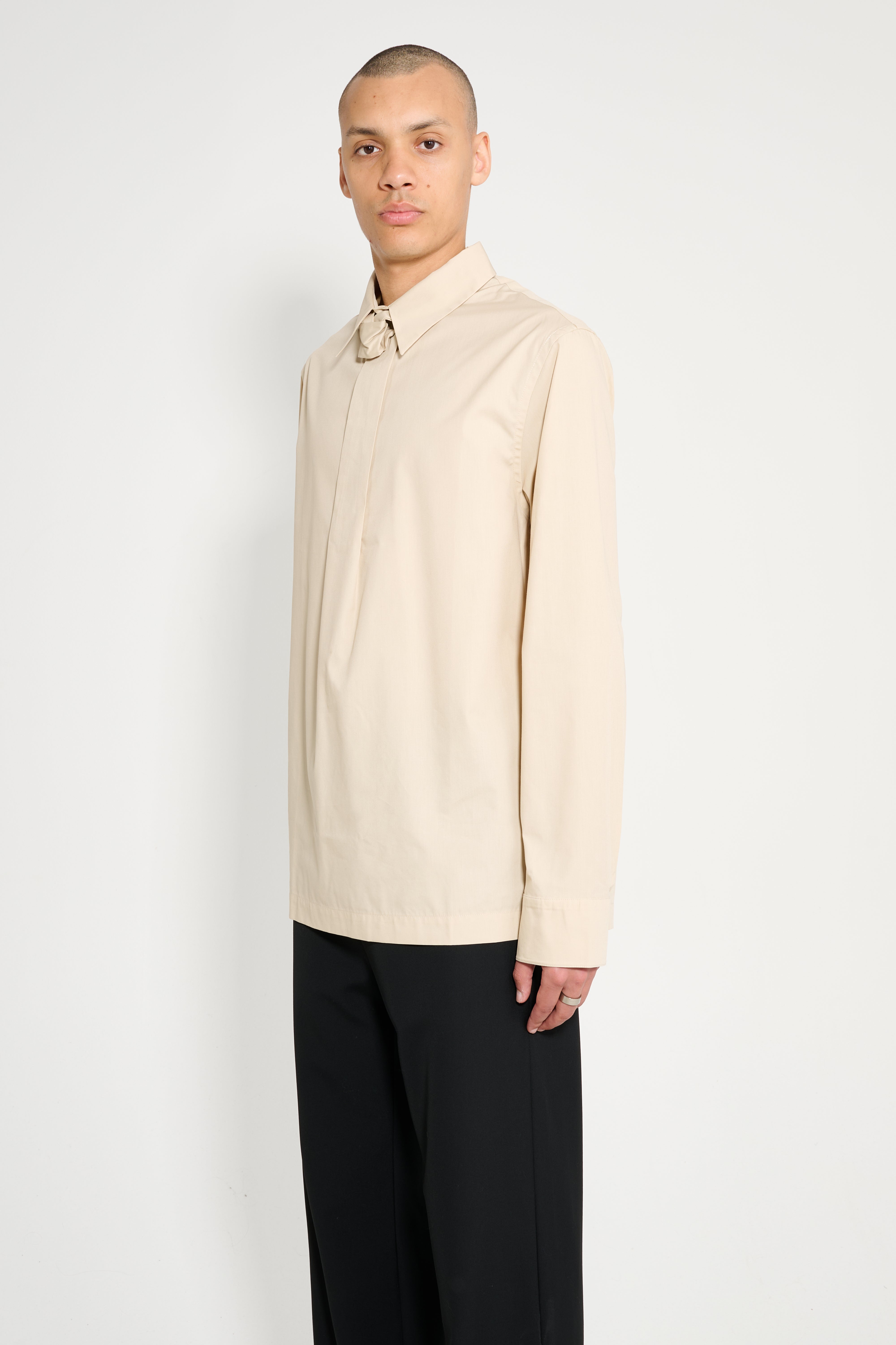 Olly Shinder Vanishing Tie Shirt Beige Trs Bien Olly Shinder Vanishing Tie Shirt Beige Trs Bien