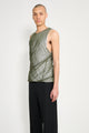 Olly Shinder Twisted Tank Green White