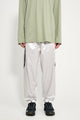 Olly Shinder Wet Look Nylon Split Jogger Silver