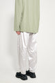 Olly Shinder Wet Look Nylon Split Jogger Silver