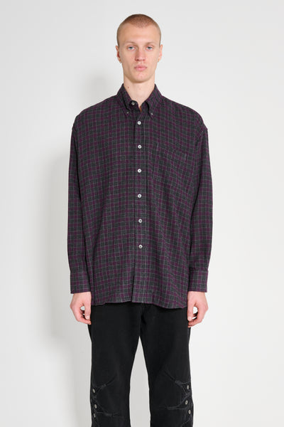 Our Legacy Borrowed BD Shirt Sophomore Check Rural Wool – Très Bien