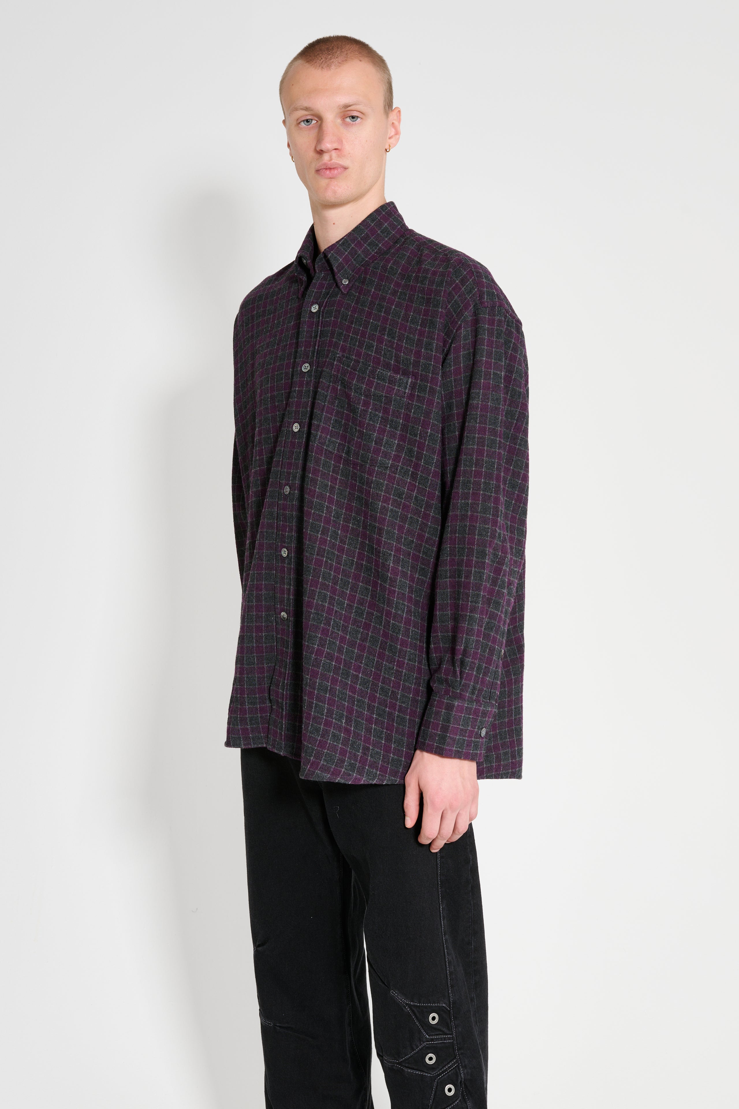 Our Legacy Borrowed BD Shirt Sophomore Check Rural Wool