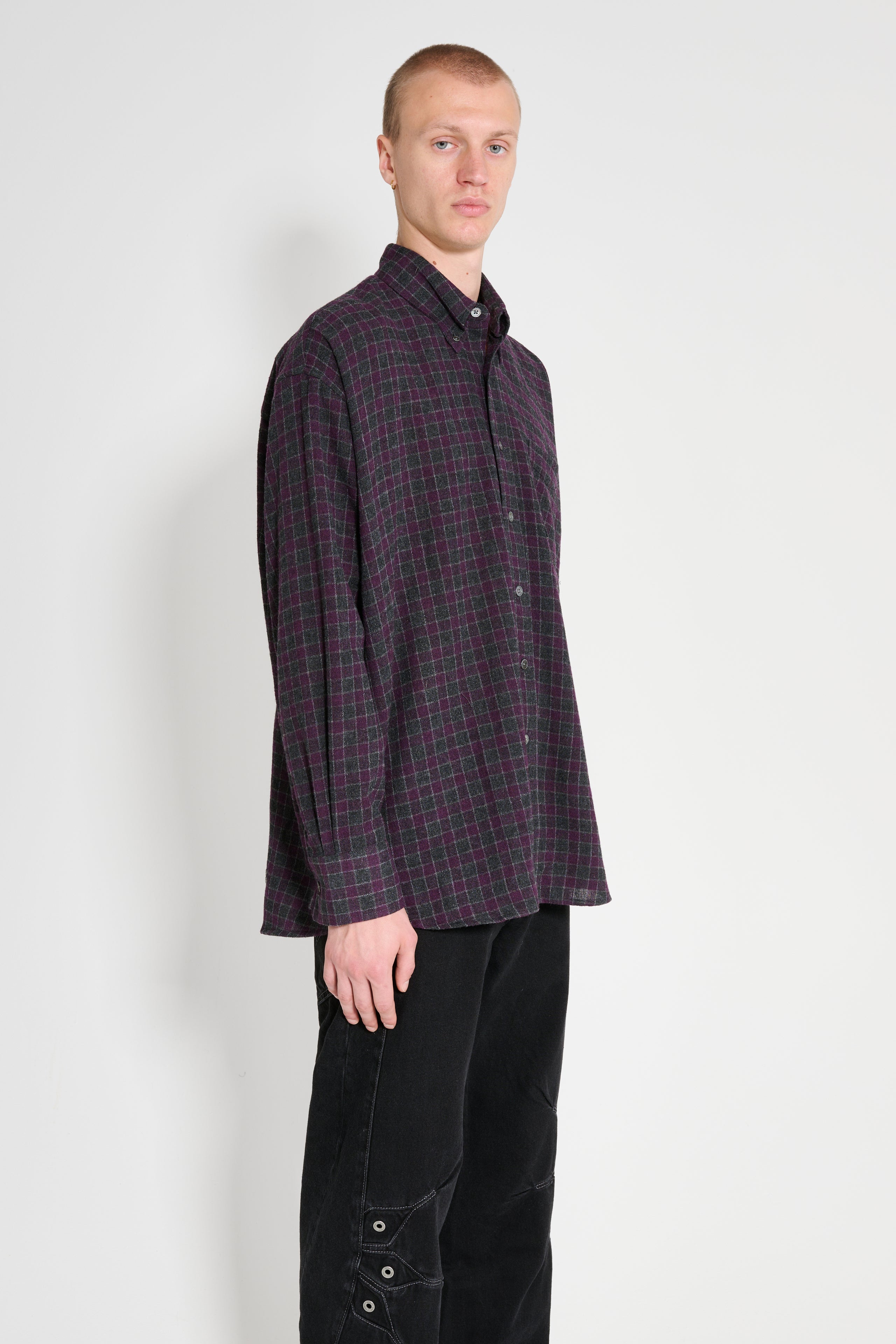 Our Legacy Borrowed BD Shirt Sophomore Check Rural Wool