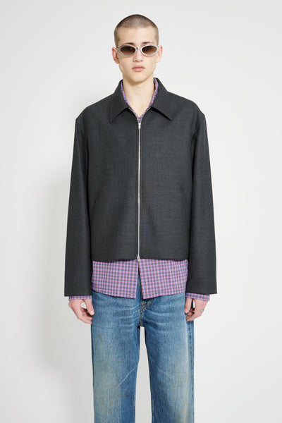 Our Legacy Mini Jacket Premium Charcoal Office Wool – Très Bien