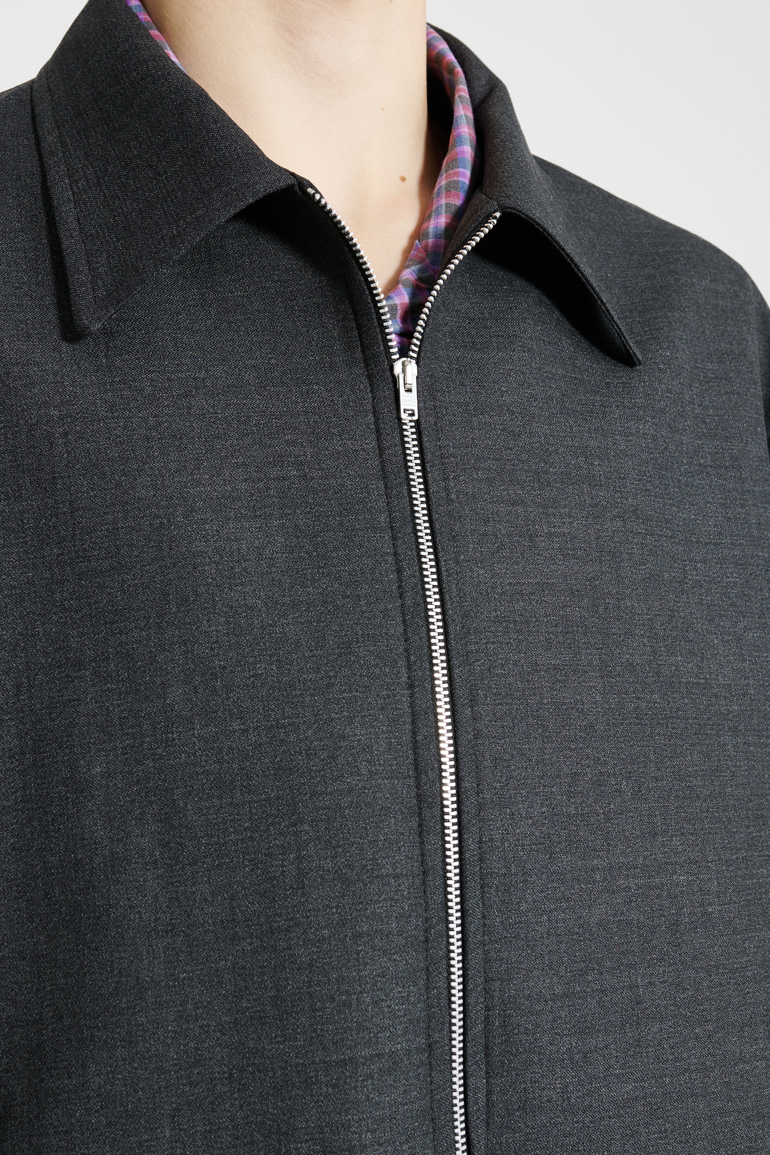 Our Legacy Mini Jacket Premium Charcoal Office Wool