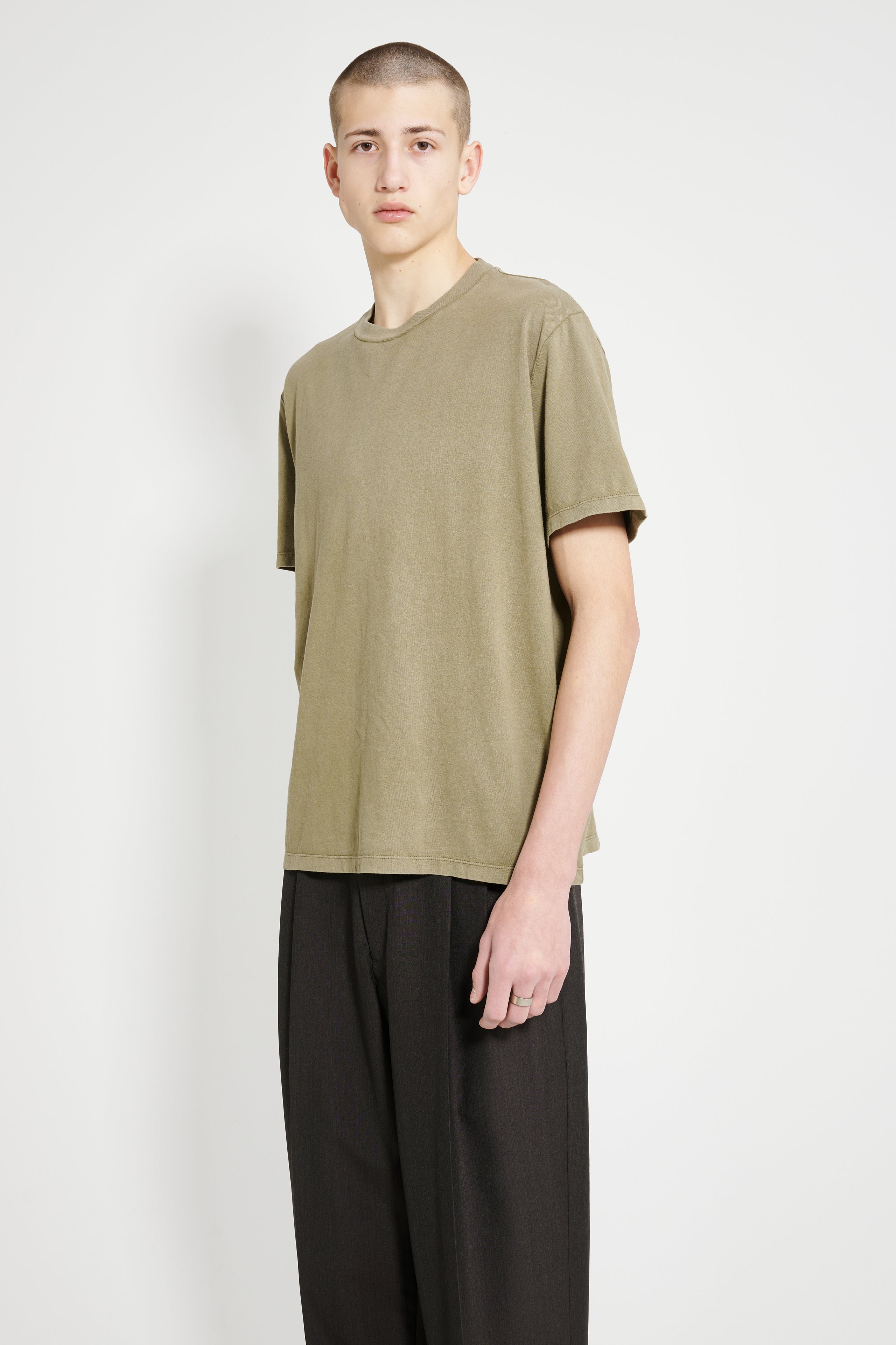 Our Legacy Box T-shirt Cavalry Olive Legacy Jersey