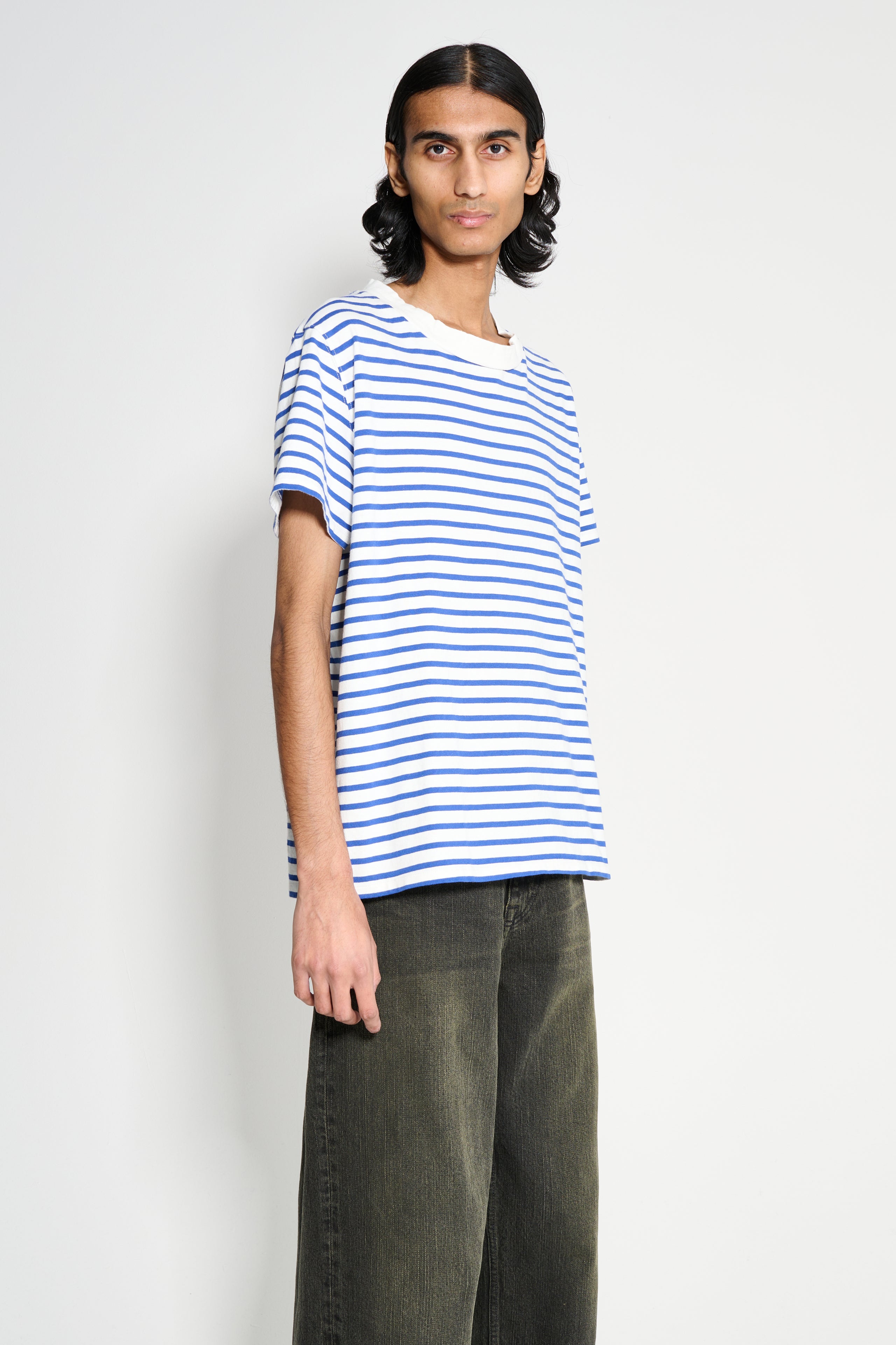 Our Legacy Bliss T-shirt Genova Stripe Rough Cotton