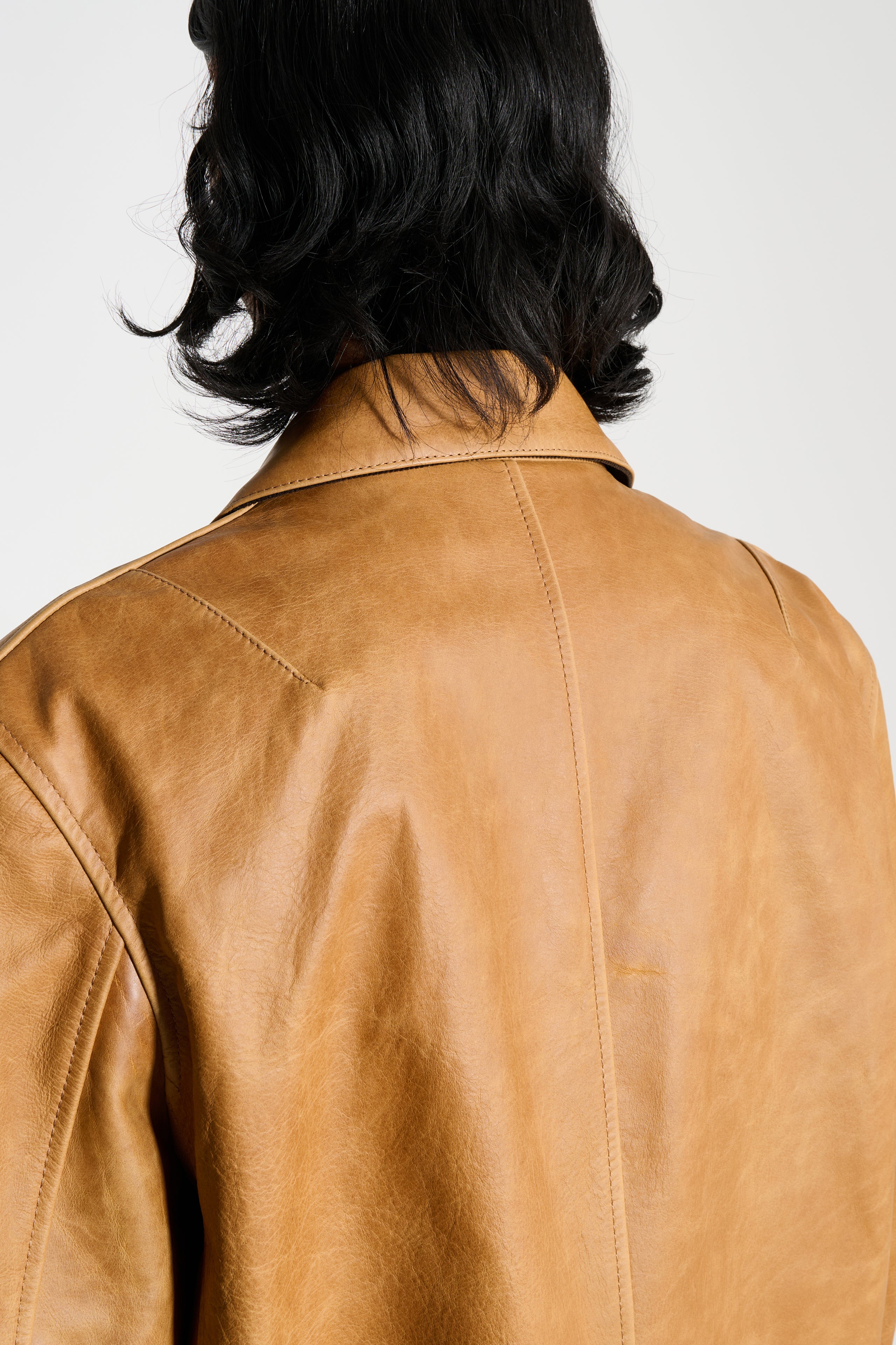 Our Legacy Opening Blazer Burnt Sugar Leather