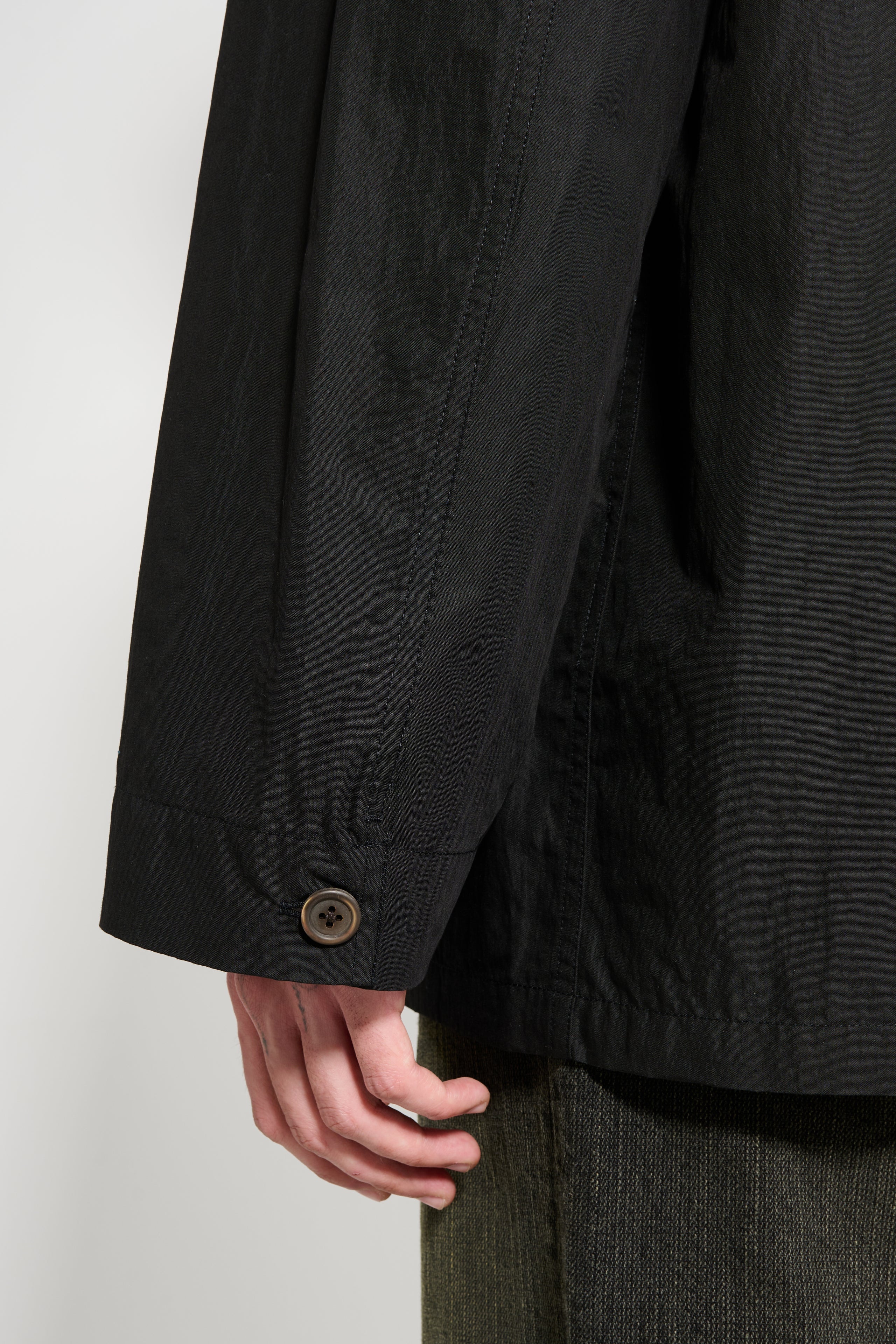 Our Legacy Lead Jacket Black Hiking Cotton