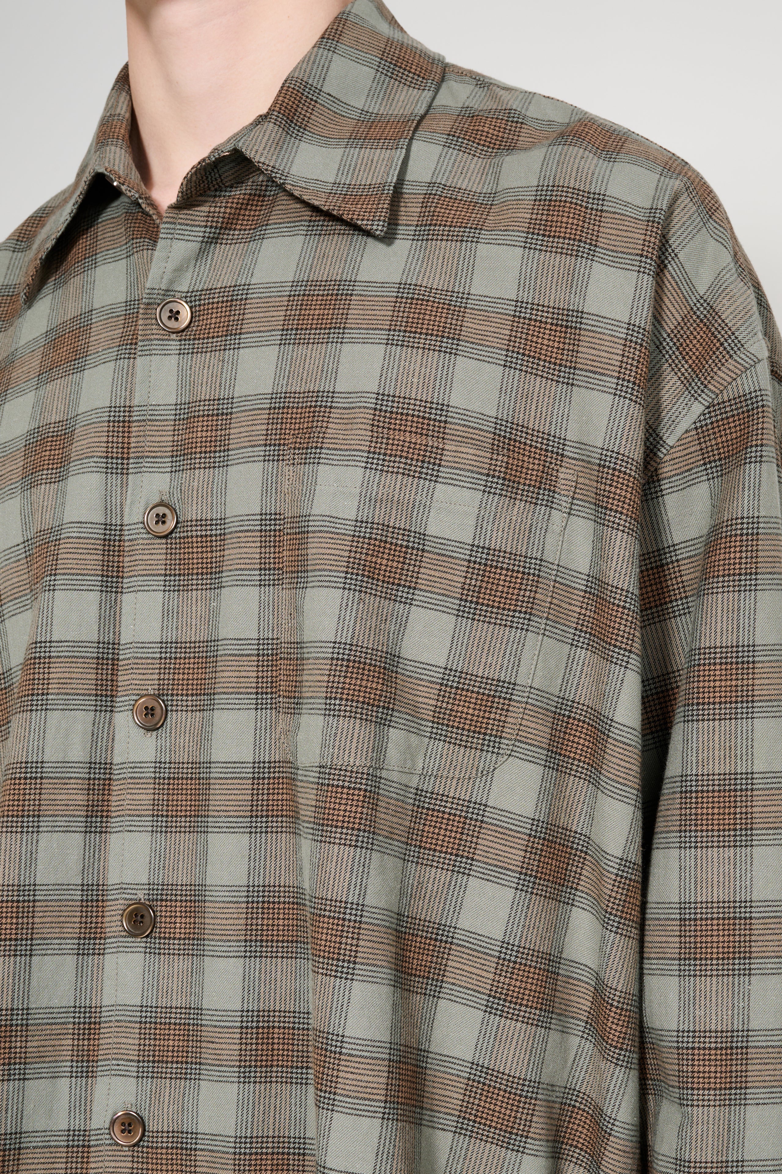 Our Legacy Borrowed Shirt Iowa Flannel Check