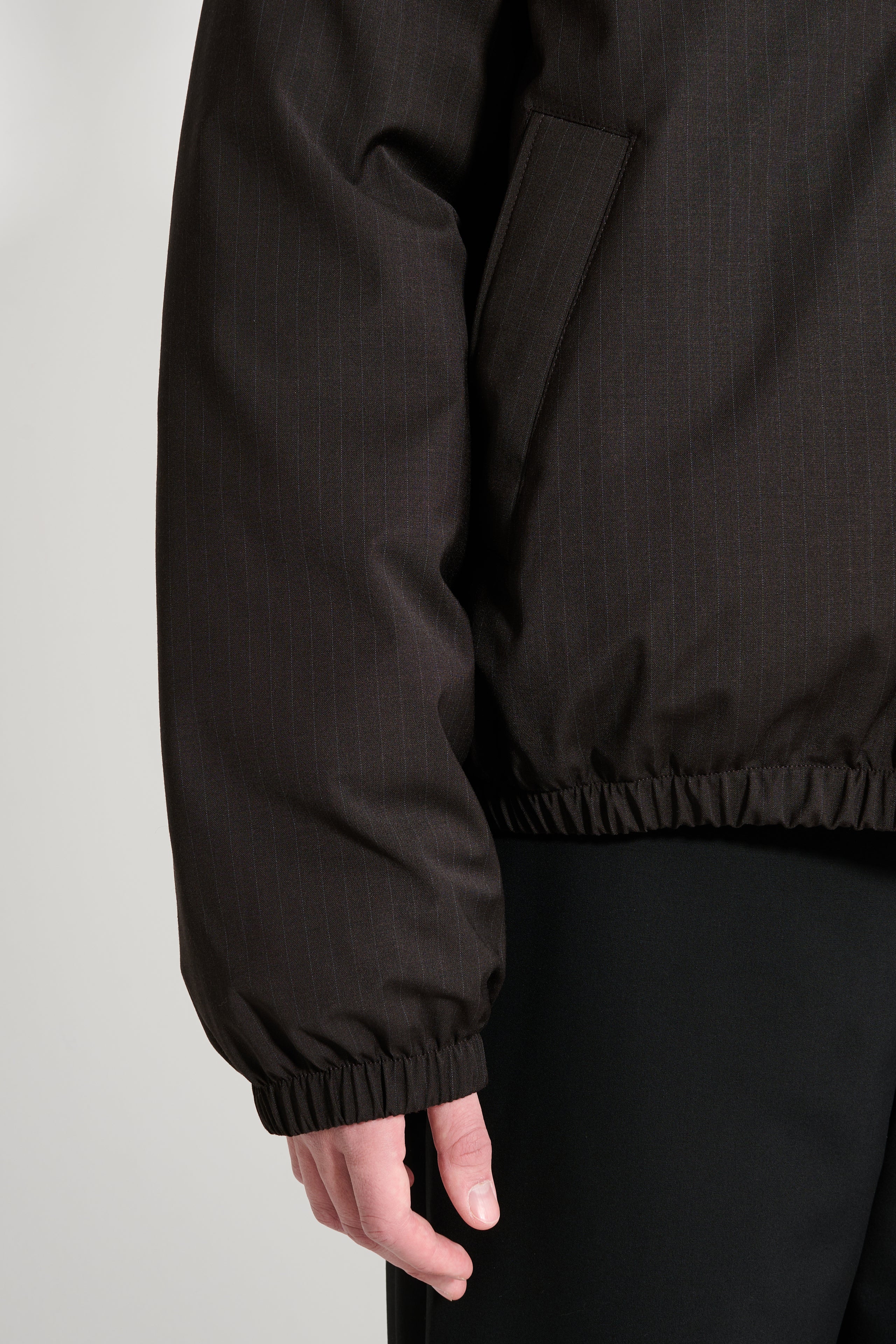 Our Legacy Avenue Puffa Churchill Stripe Membrane Wool