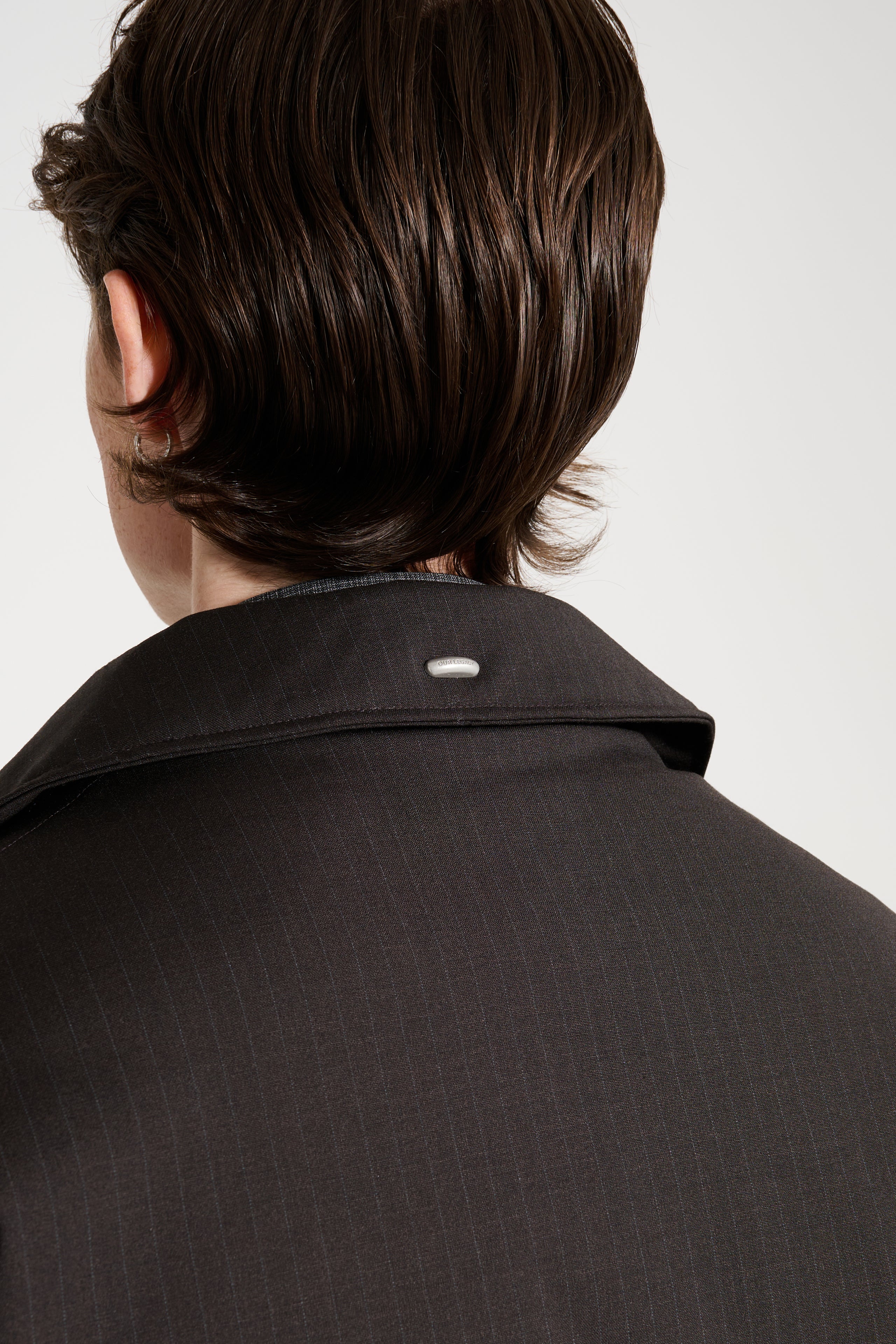 Our Legacy Avenue Puffa Churchill Stripe Membrane Wool