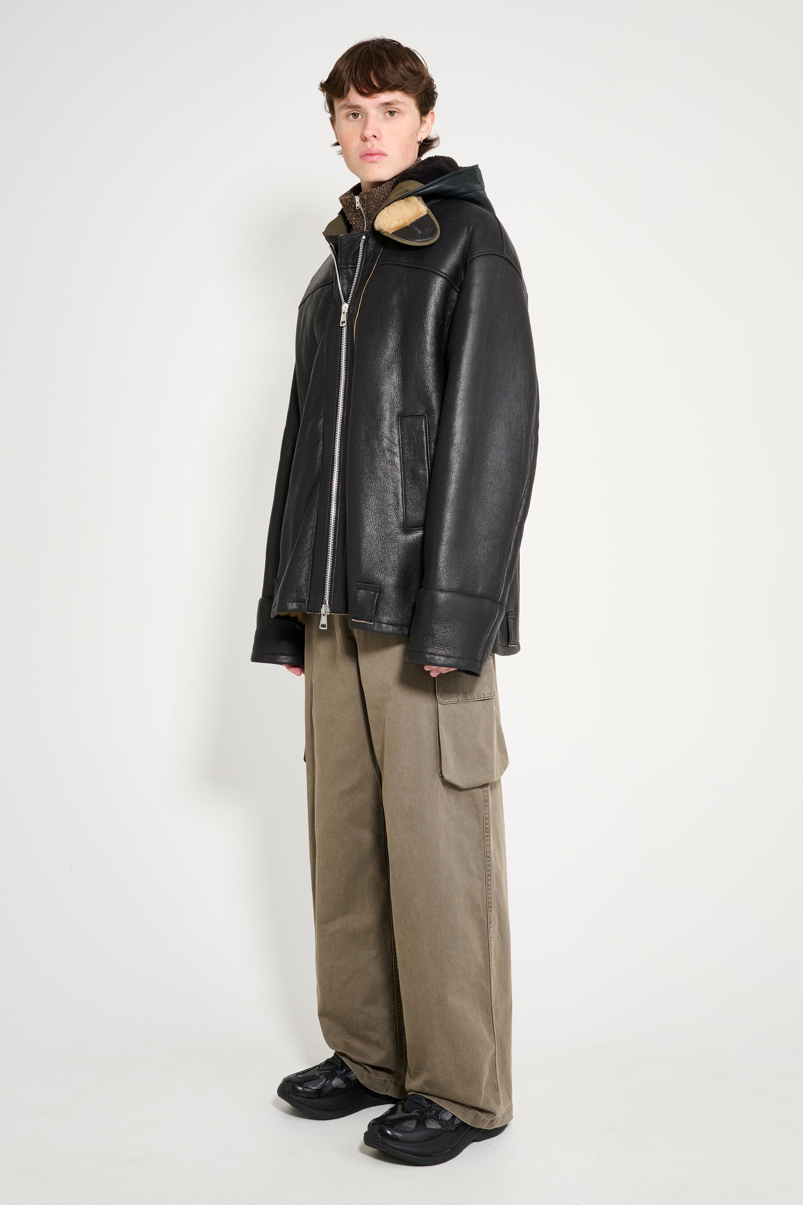Our Legacy Blizzard Jacket Natural Aviator Shearling