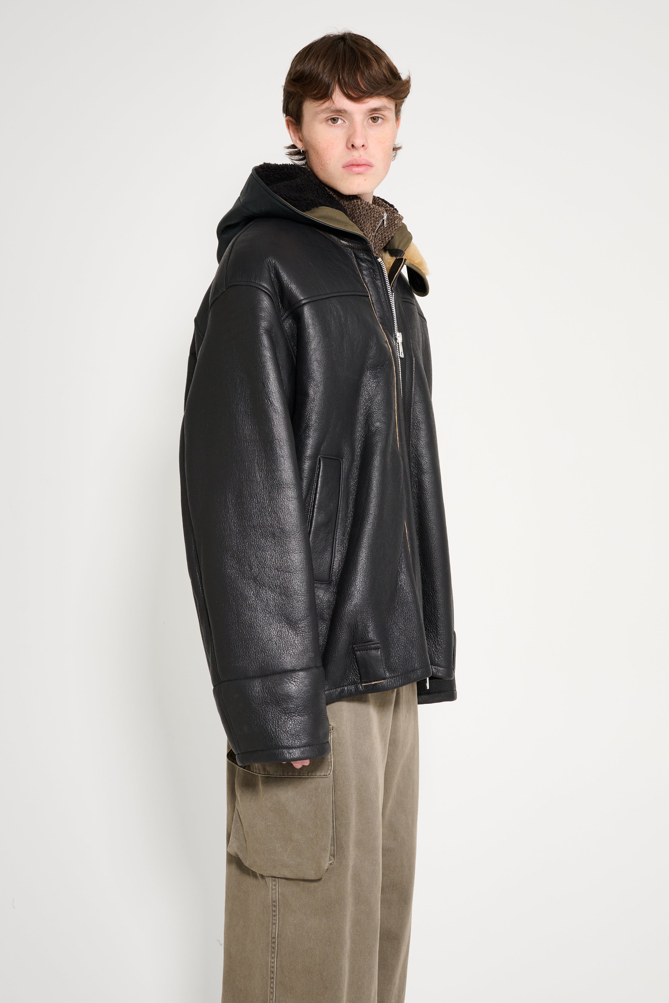 Our Legacy Blizzard Jacket Natural Aviator Shearling