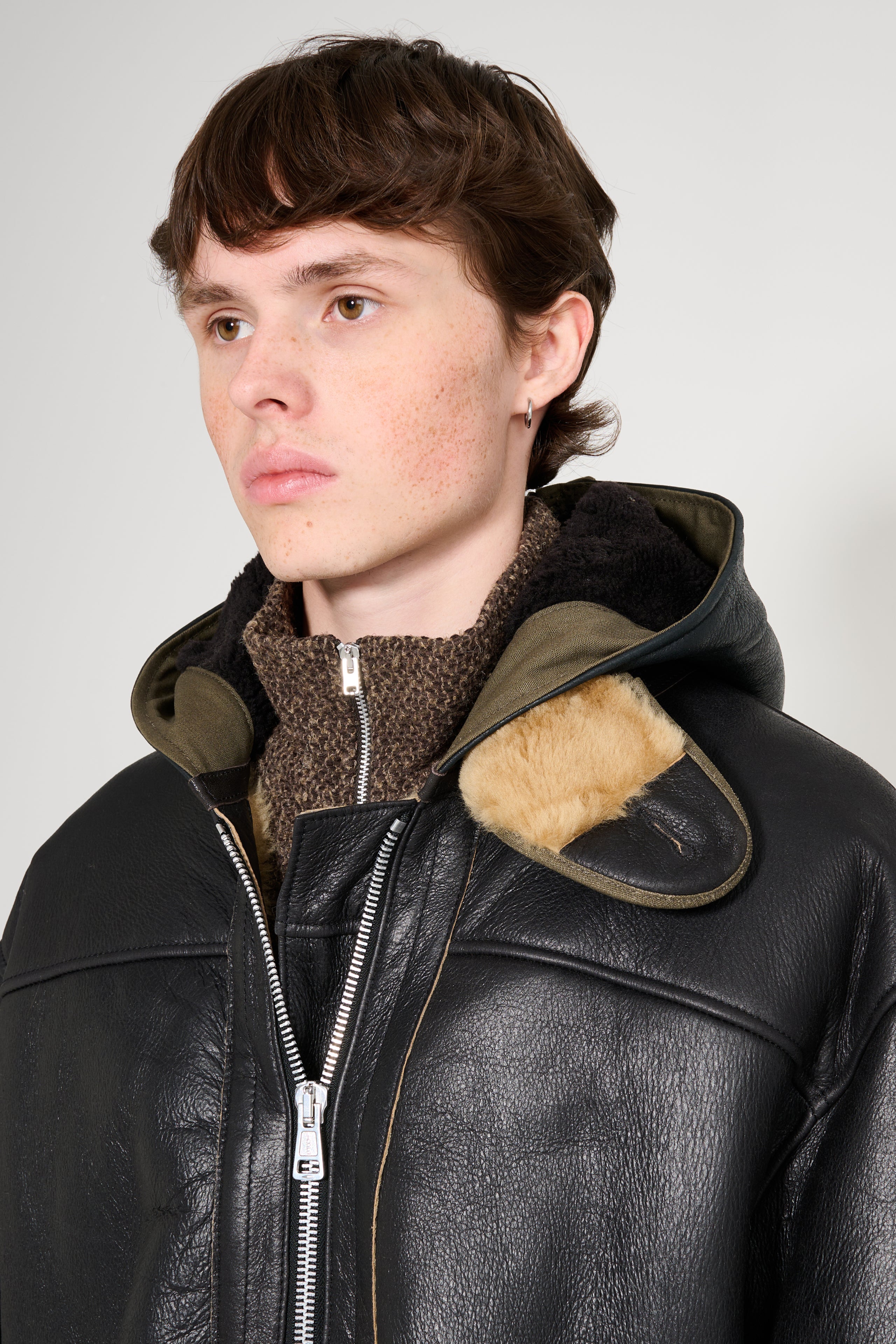 Our Legacy Blizzard Jacket Natural Aviator Shearling