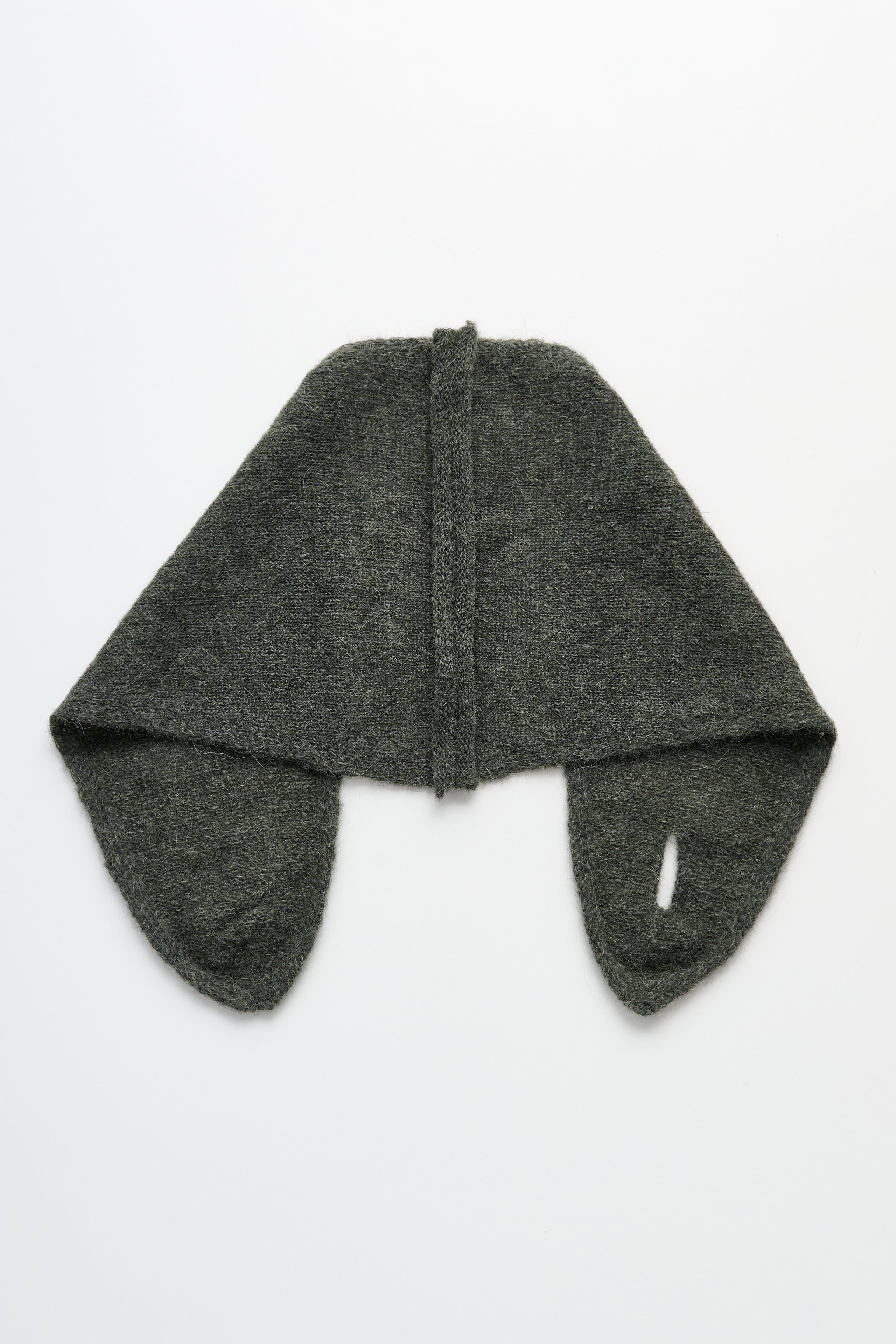 Our Legacy Miniature Scarf Moss Green Fuzzy Alpaca