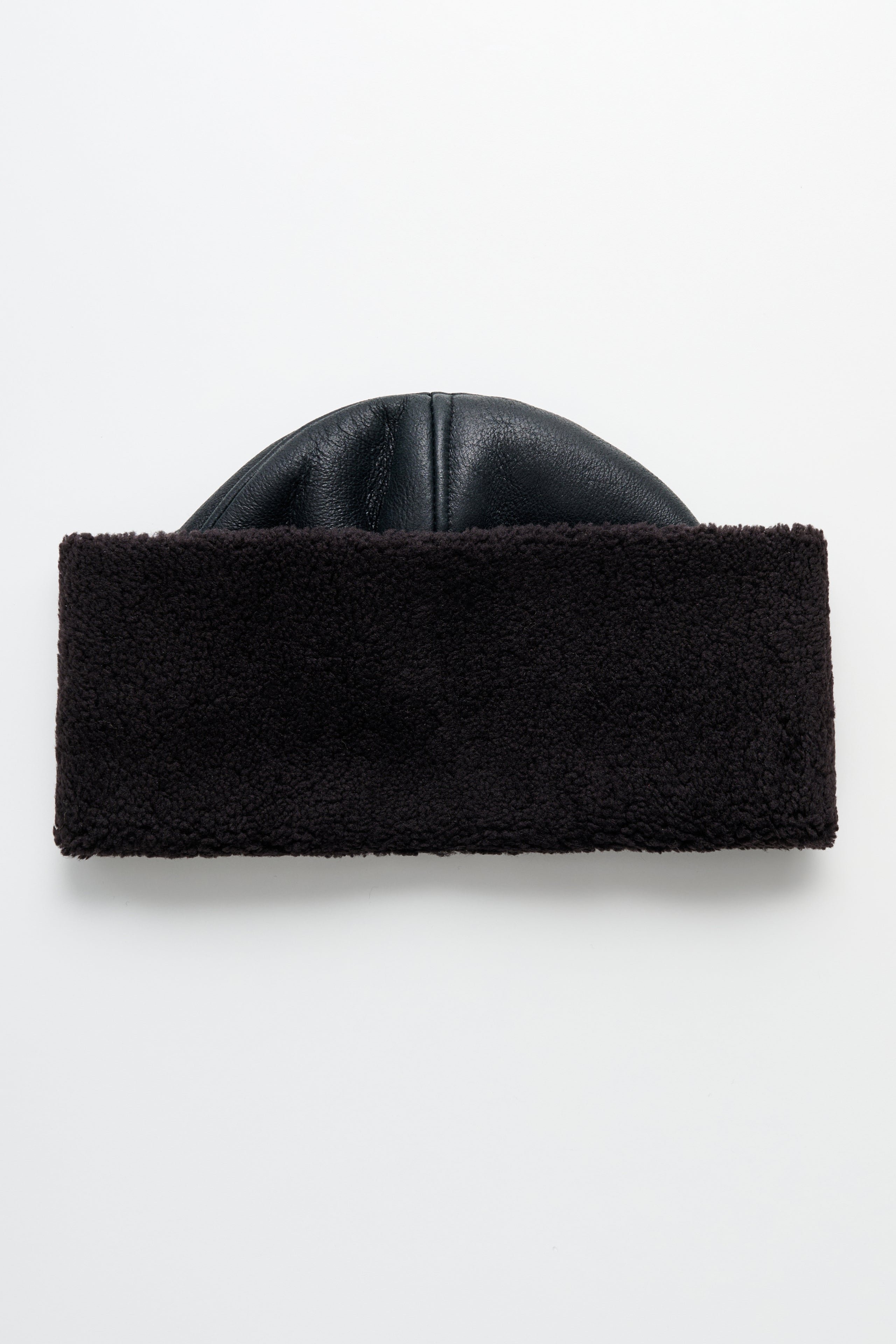 Our Legacy Blizzard Hat Dark Brown Aviator Shearling