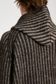 Our Legacy Level Hood Vanise Brown Stripe Isels Wool