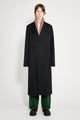 Our Legacy Robe Overcoat Onyx Black Tech Sateen