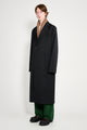 Our Legacy Robe Overcoat Onyx Black Tech Sateen