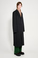 Our Legacy Robe Overcoat Onyx Black Tech Sateen