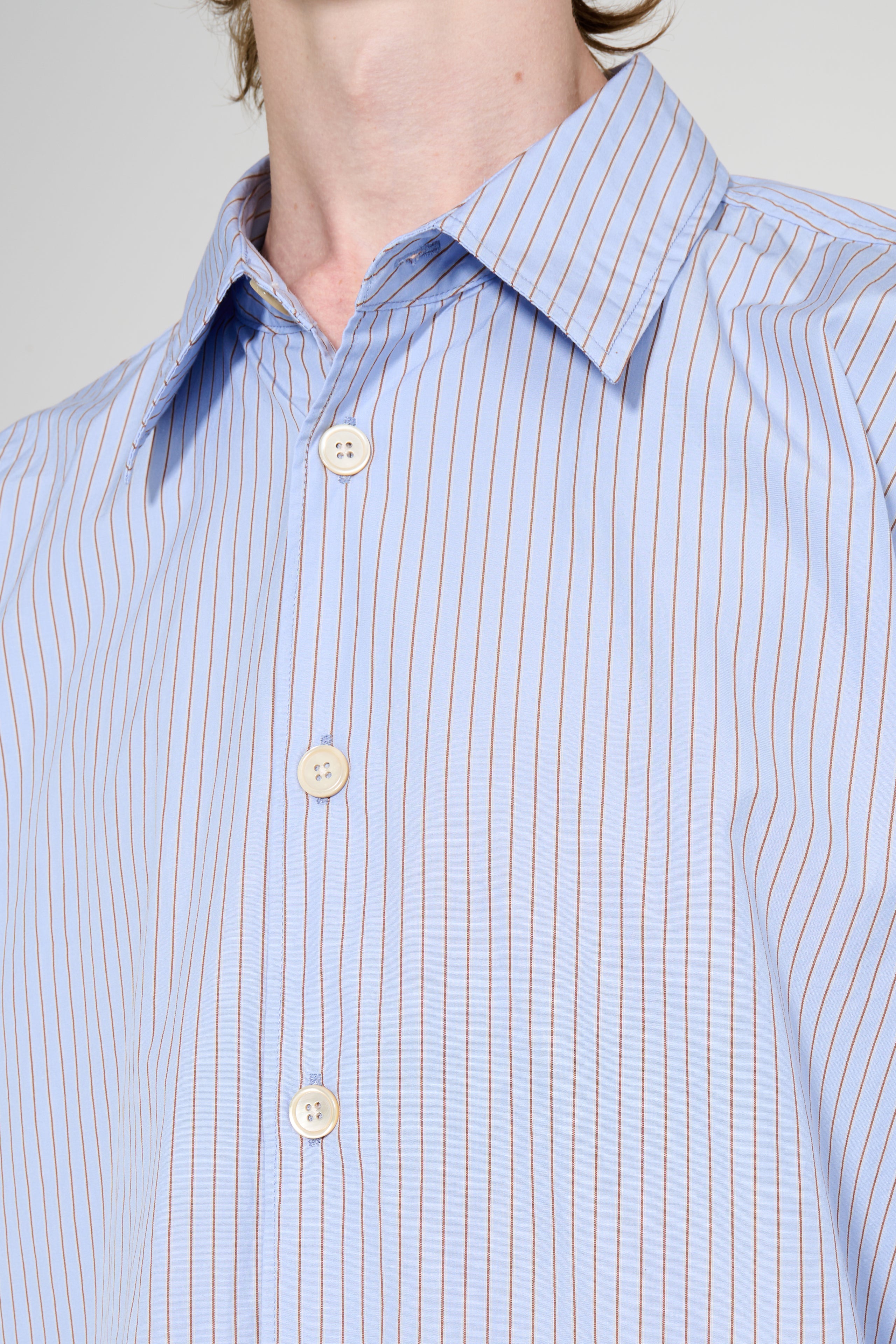 Our Legacy Beyond Shirt Typewriter Stripe Poplin