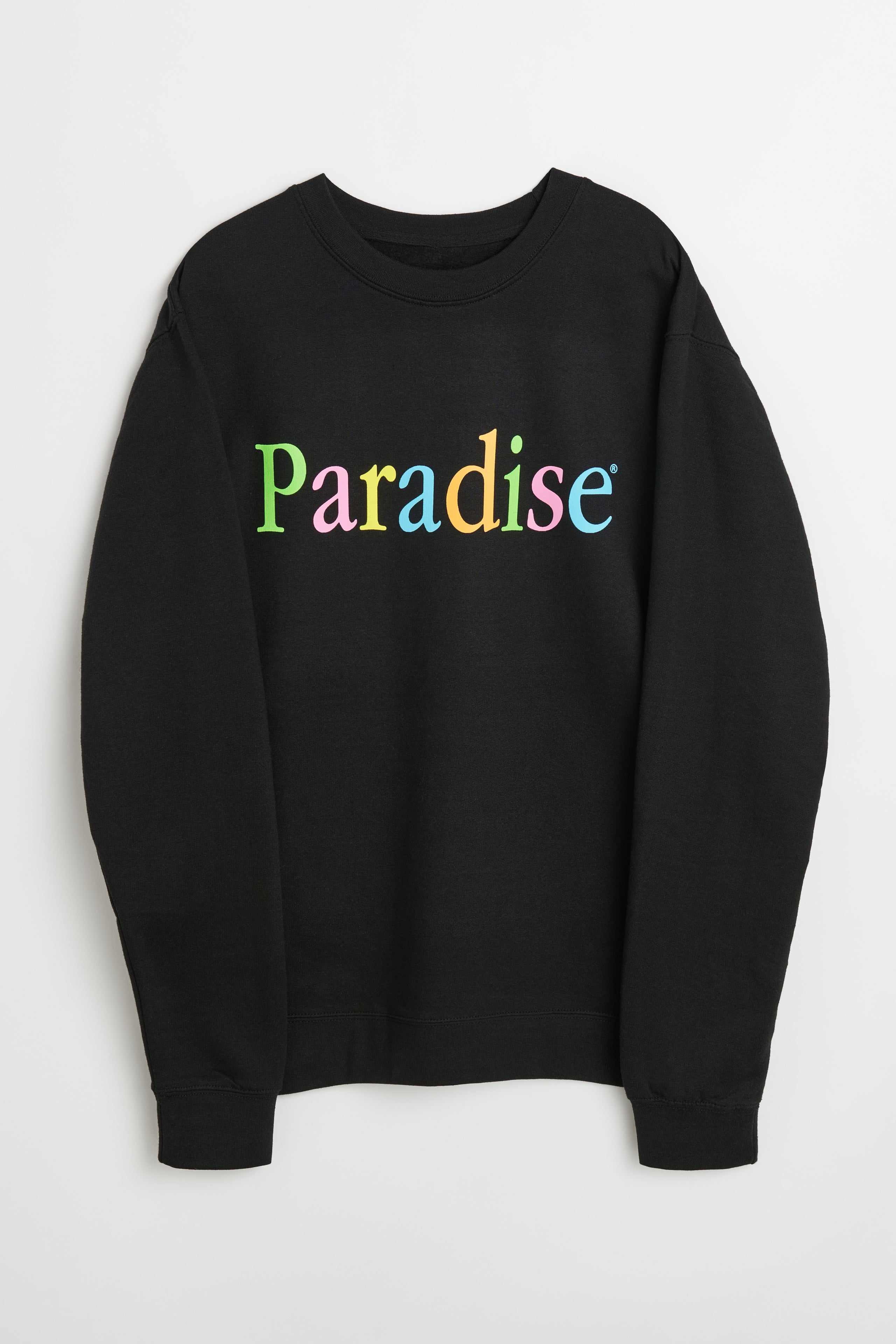 Paradise Colors Logo Crew Sweatshirt Black