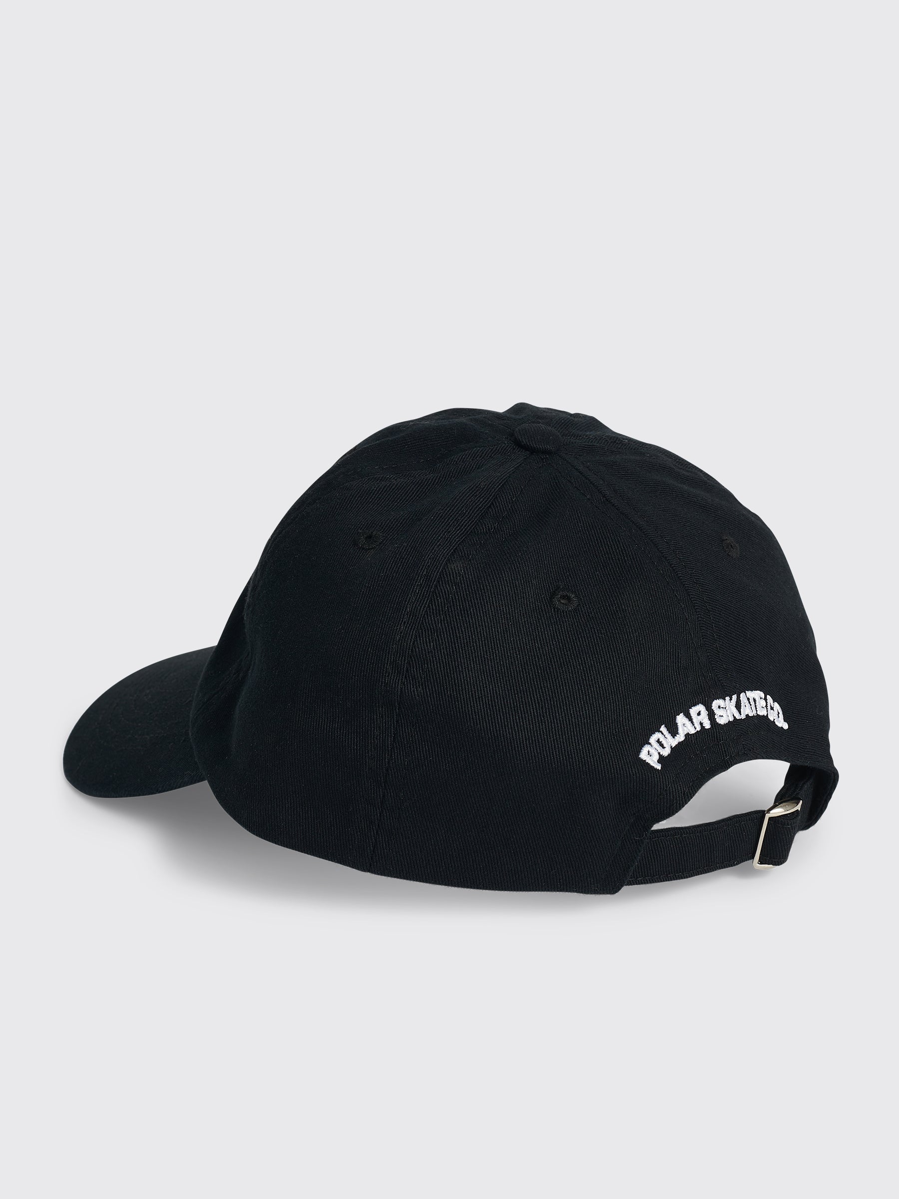 Polar Skate Co. Face Logo Cap Black