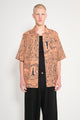 Polar Skate Co. Exist Bowling Shirt Orange