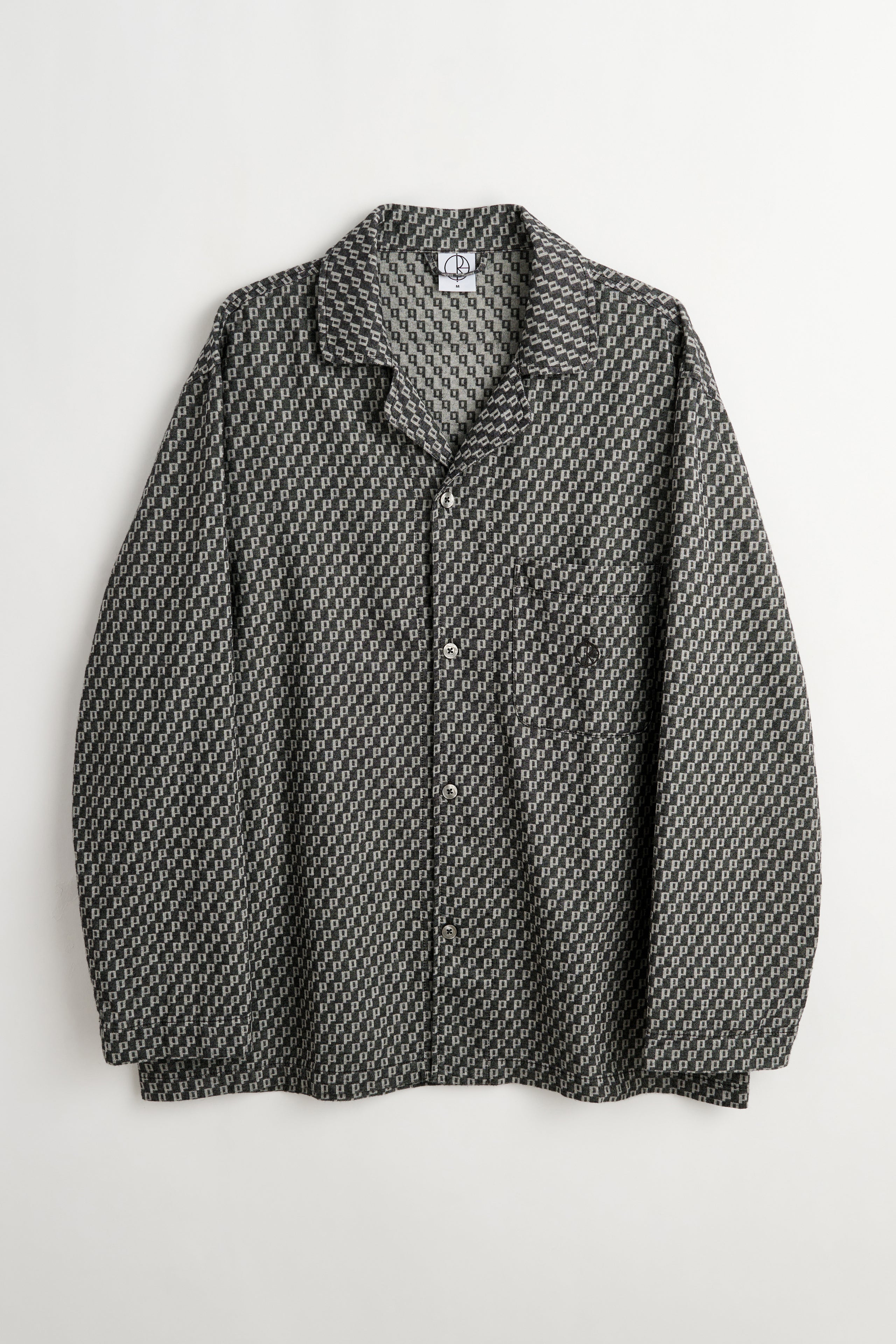 Polar Skate Co. Pyjama LS Shirt P Pattern Black / White