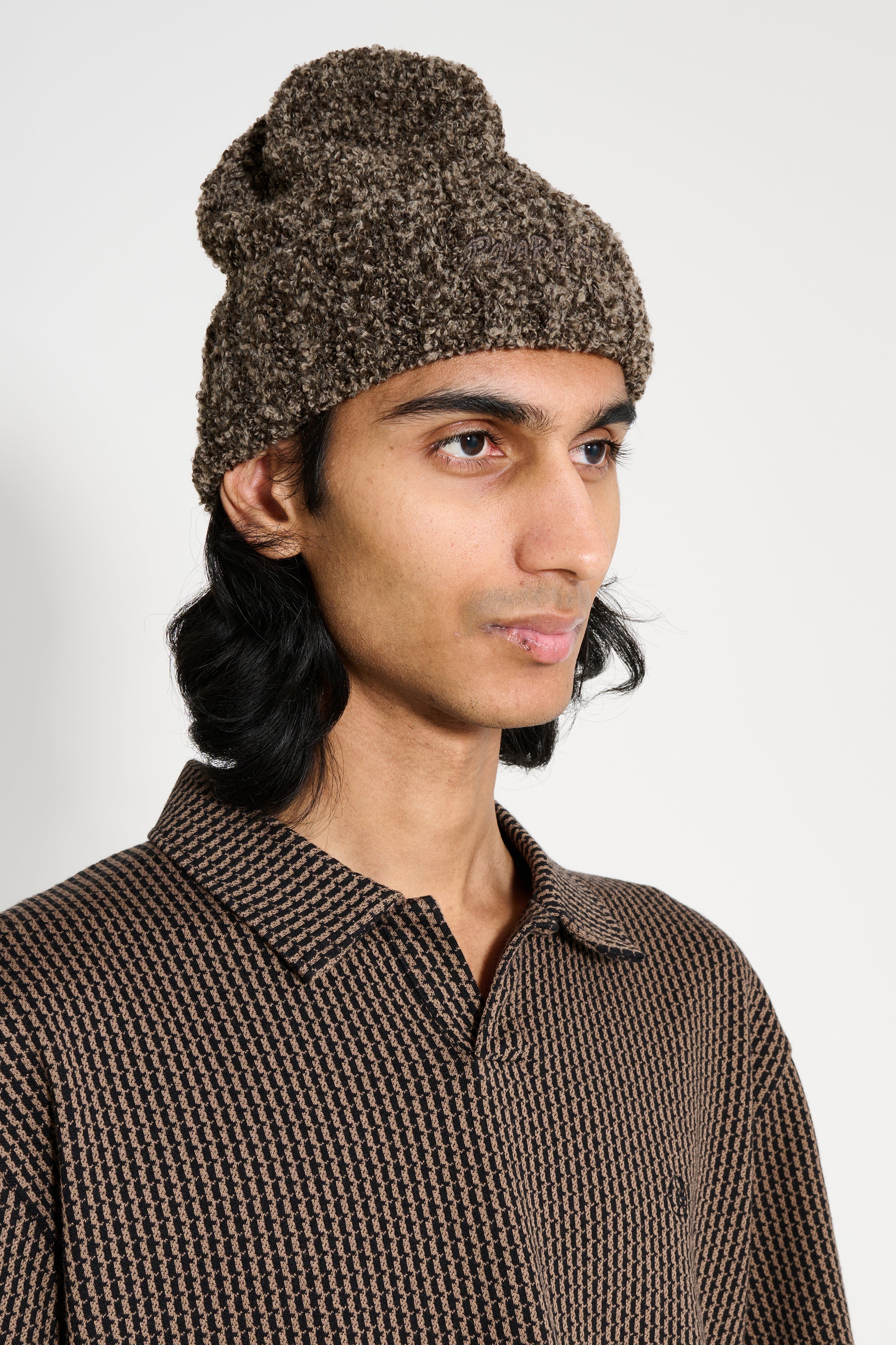 Polar Skate Co. Fluff Beanie Brown