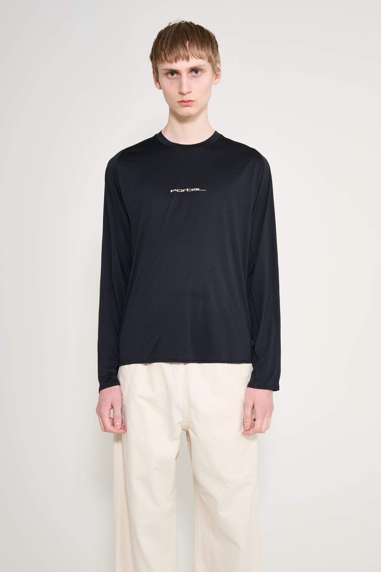 Portal Lateral Peak LS T-shirt Black Beauty