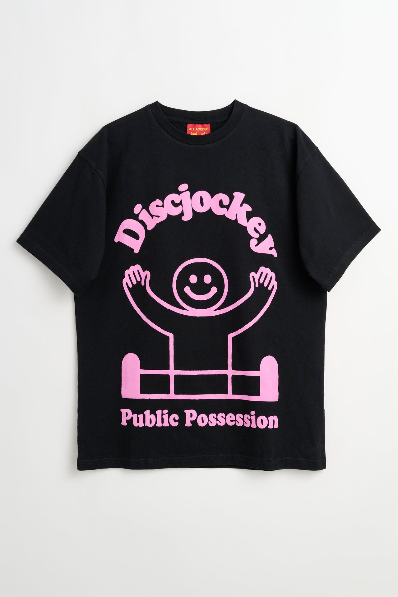 Public Possession Deejay T-shirt Black Vintage Wash