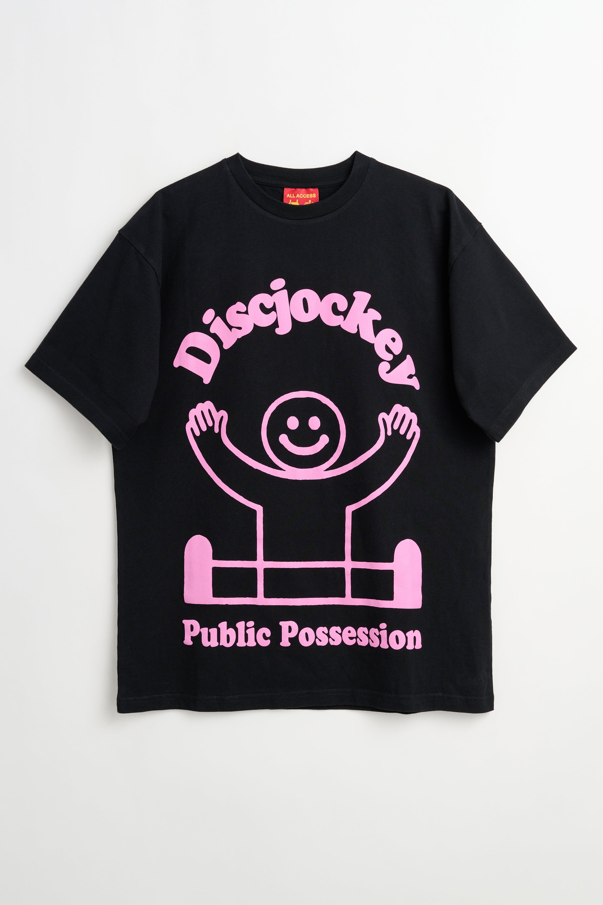 Public Possession Deejay T-shirt Black Vintage Wash