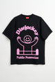 Public Possession Deejay T-shirt Black Vintage Wash
