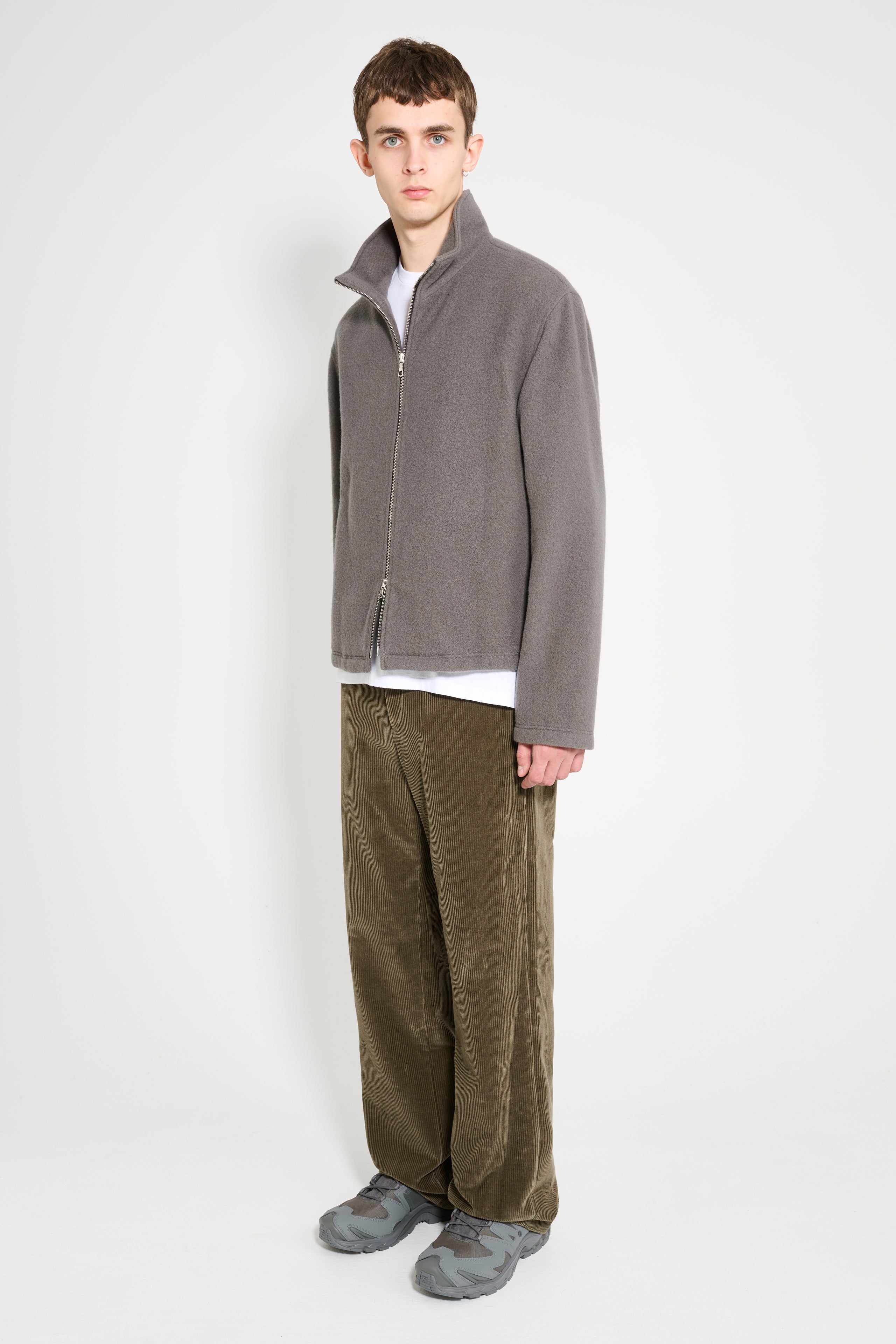 RIER Blouson Natural Fleece Castlerock