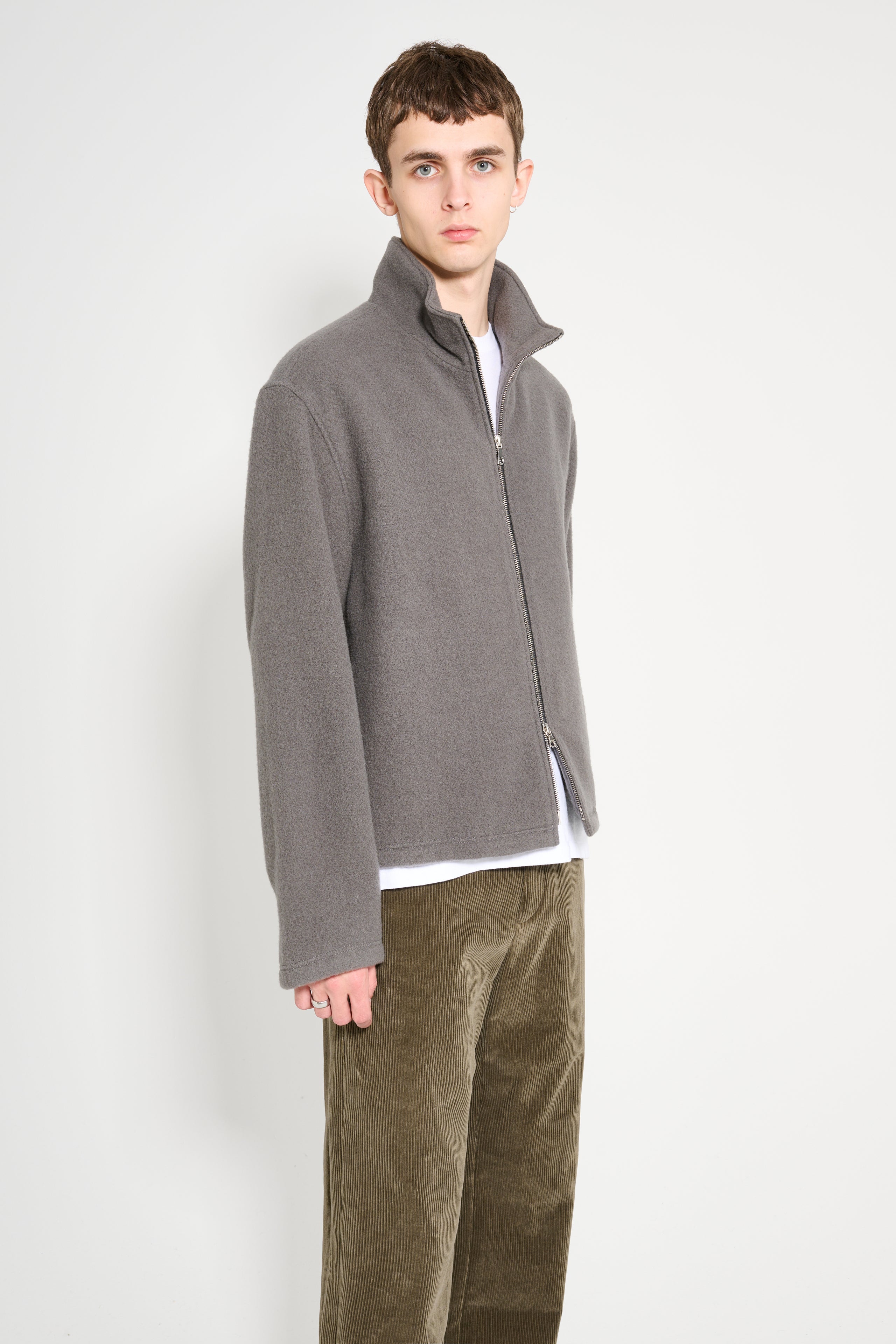 RIER Blouson Natural Fleece Castlerock