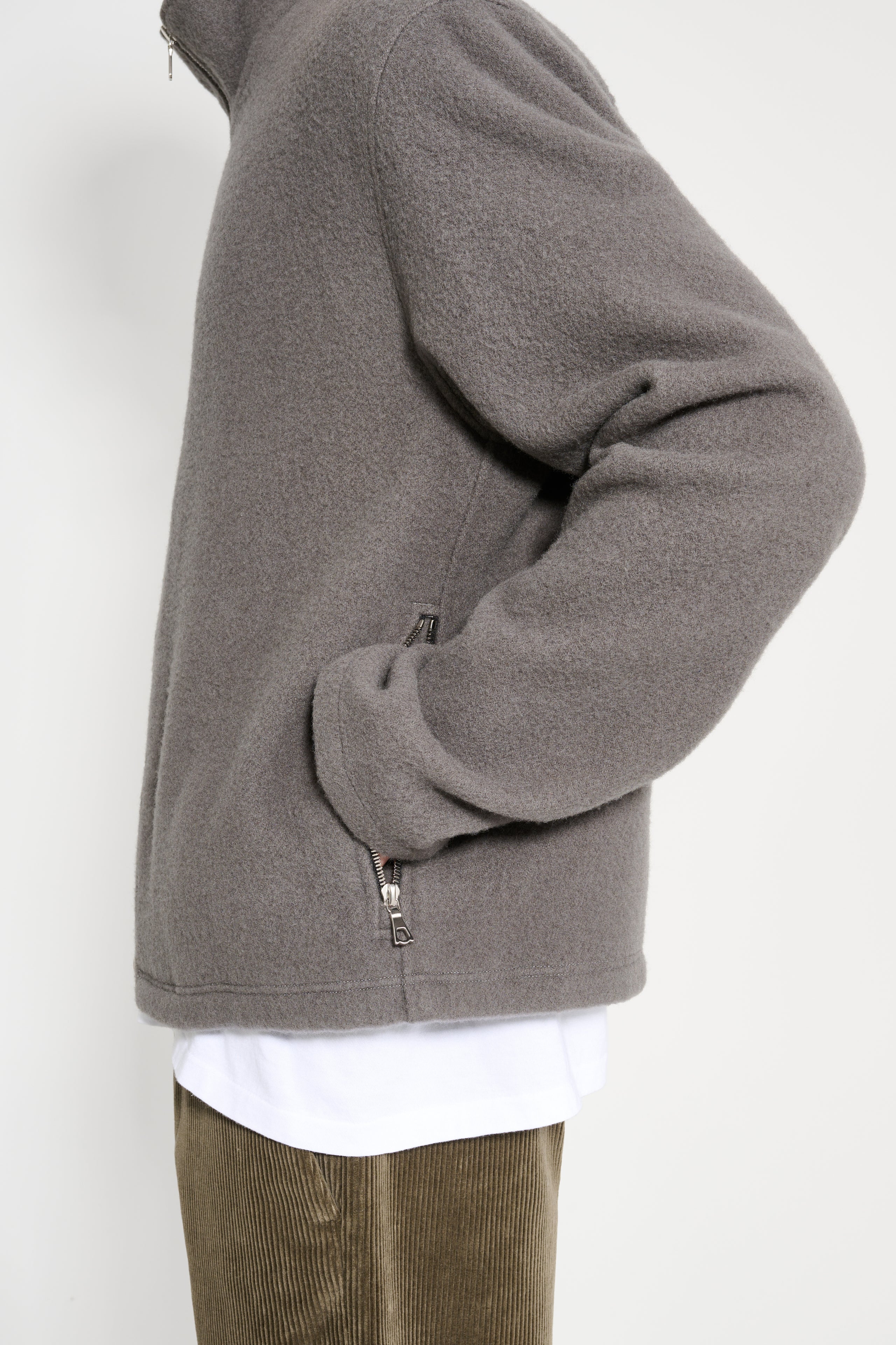 RIER Blouson Natural Fleece Castlerock