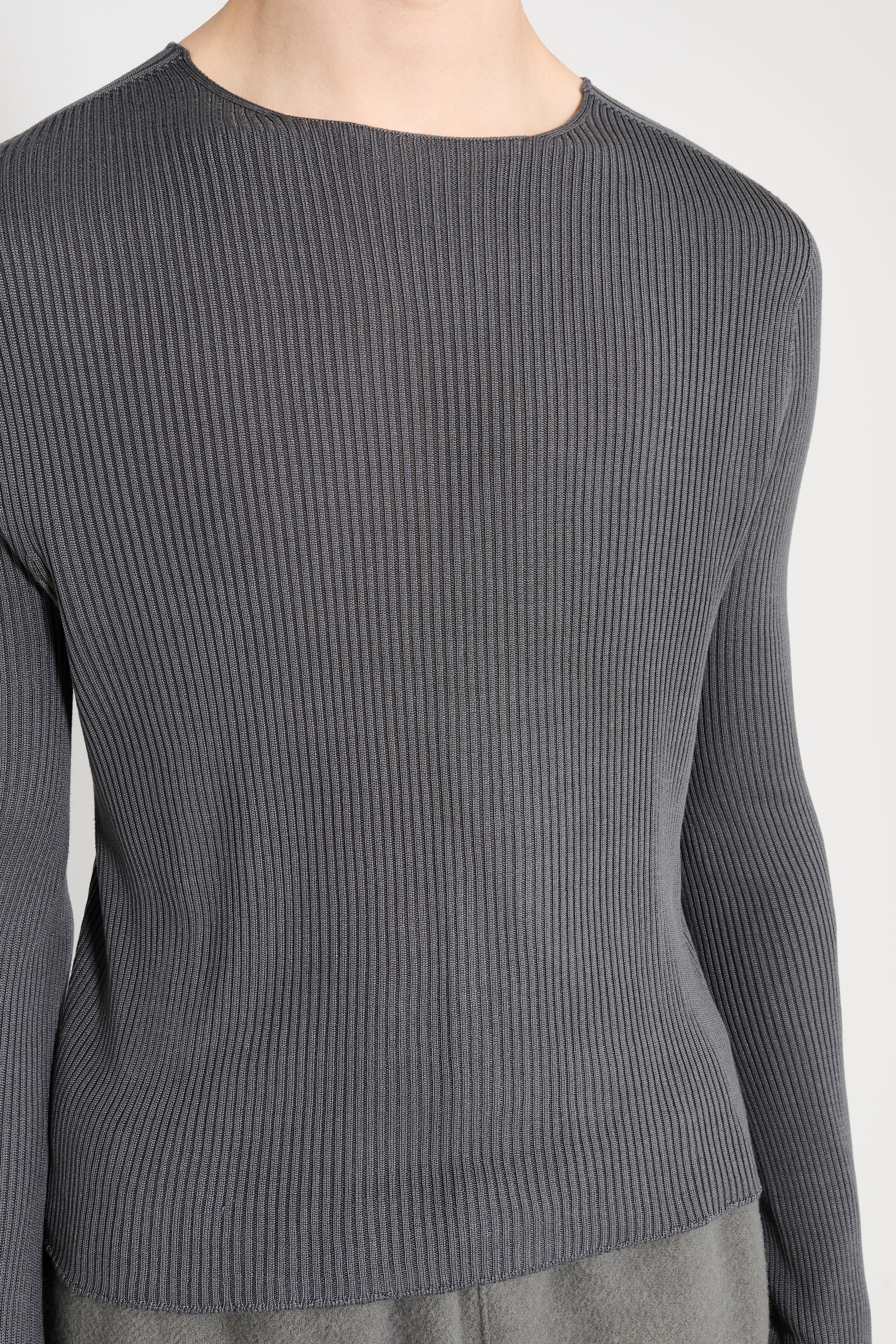 RIER Roundneck Knit Castlerock