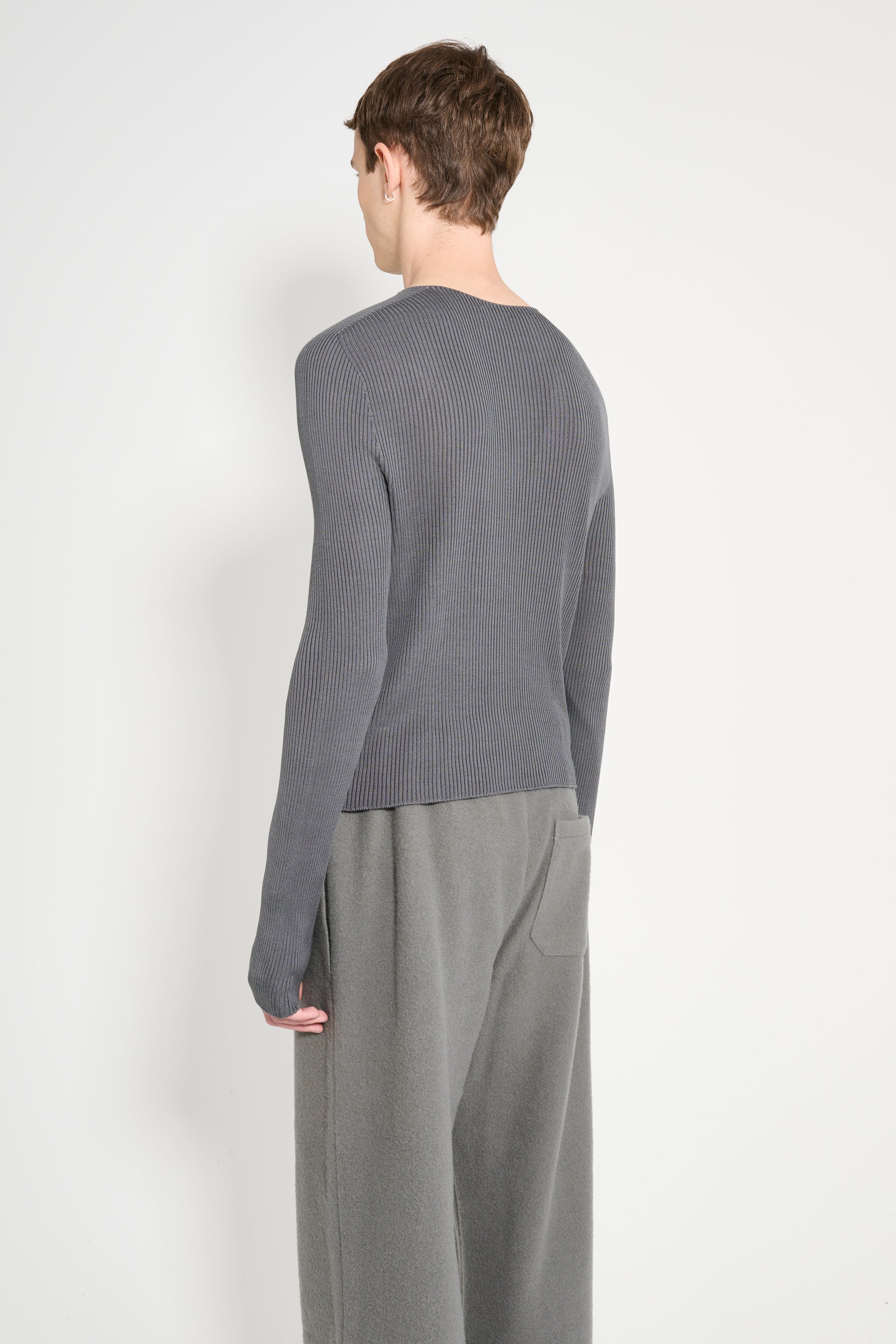 RIER Roundneck Knit Castlerock