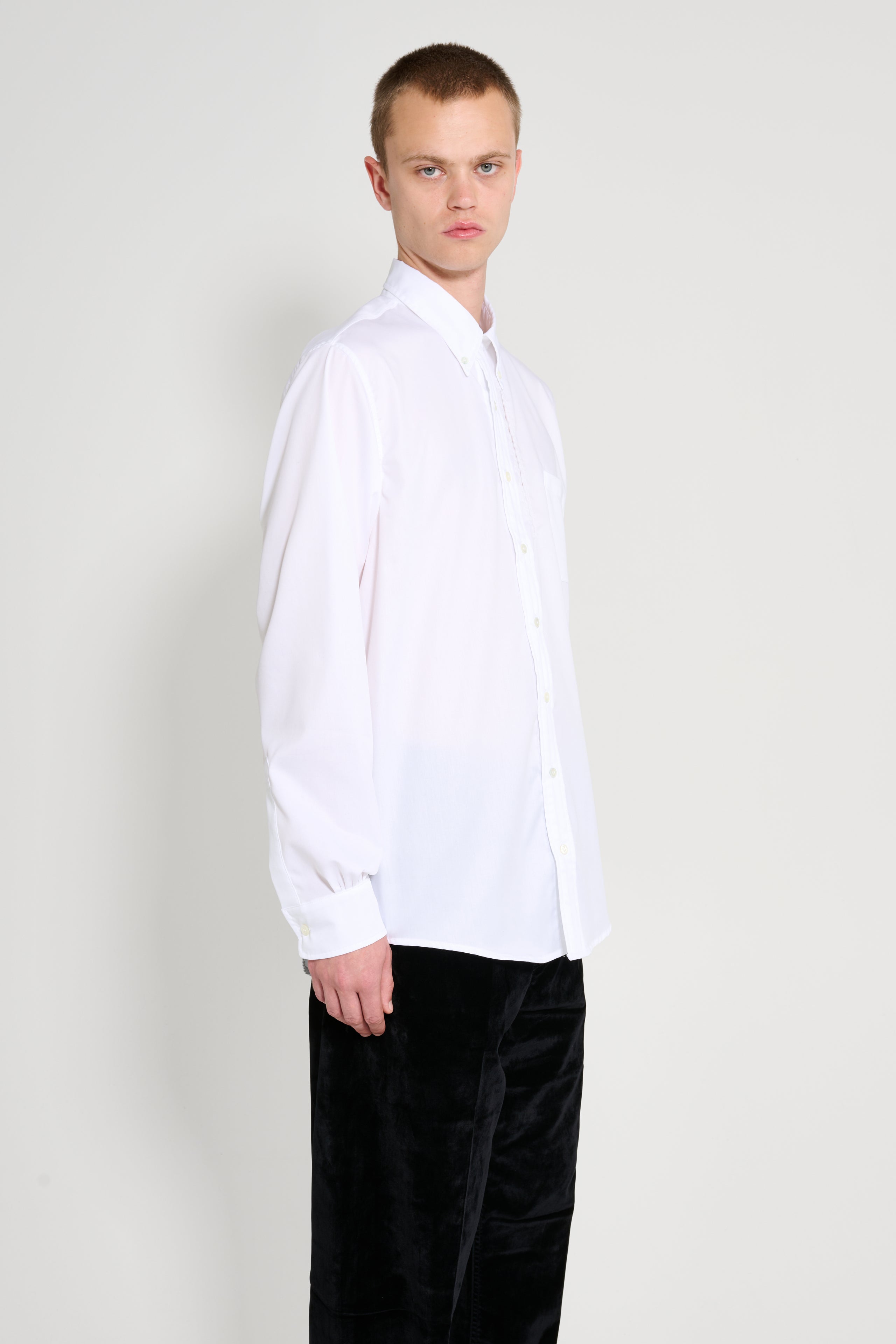 Random Identities Cut-Out Shirt White