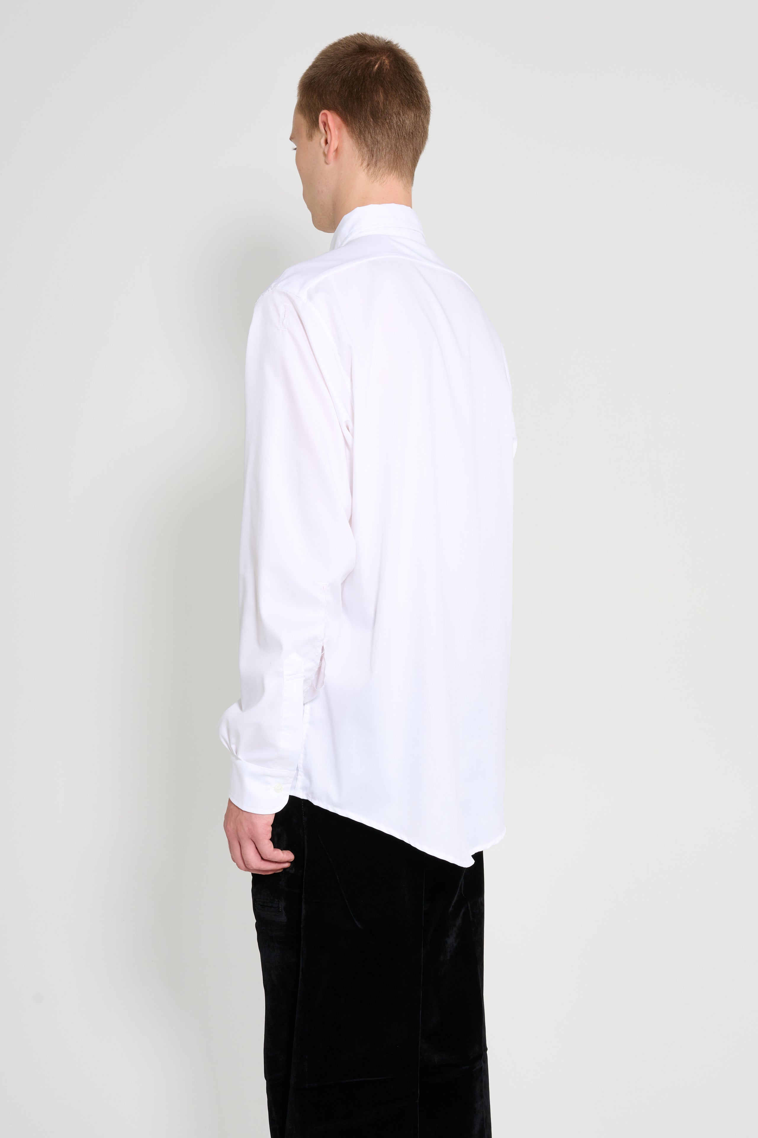 Random Identities Cut-Out Shirt White