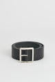 Random Identities Leather Belt Black